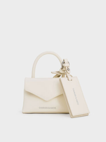 Andromeda Micro Bag Charm, Cream, hi-res