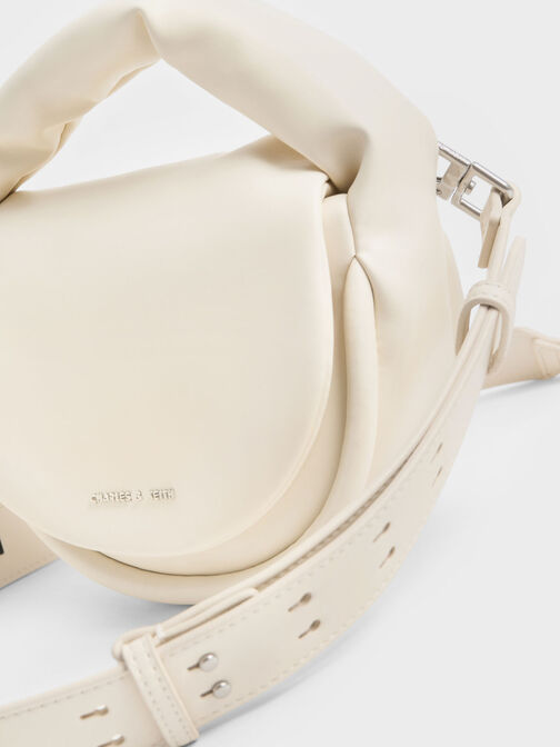 Yama Padded Handle Bag, Cream, hi-res