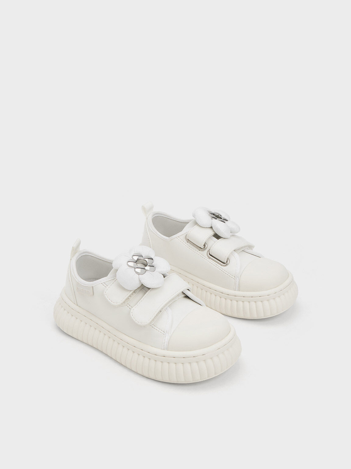 Girls white sales slip on sneakers