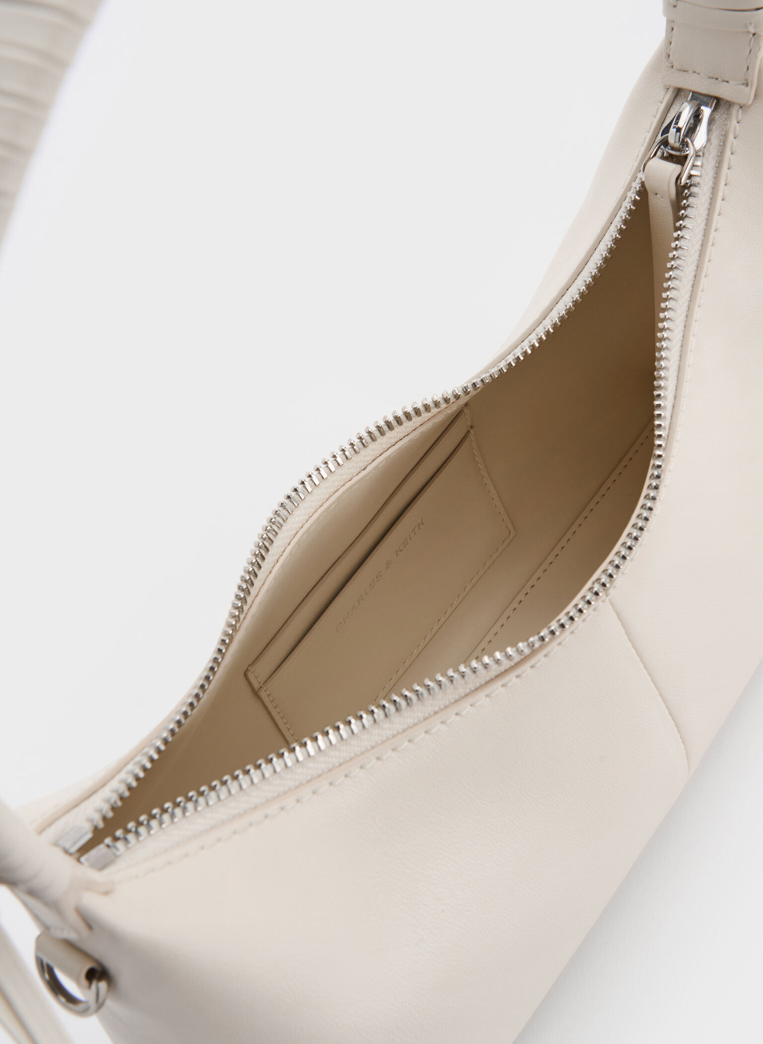 Simone Shoulder Bag, Cream, hi-res
