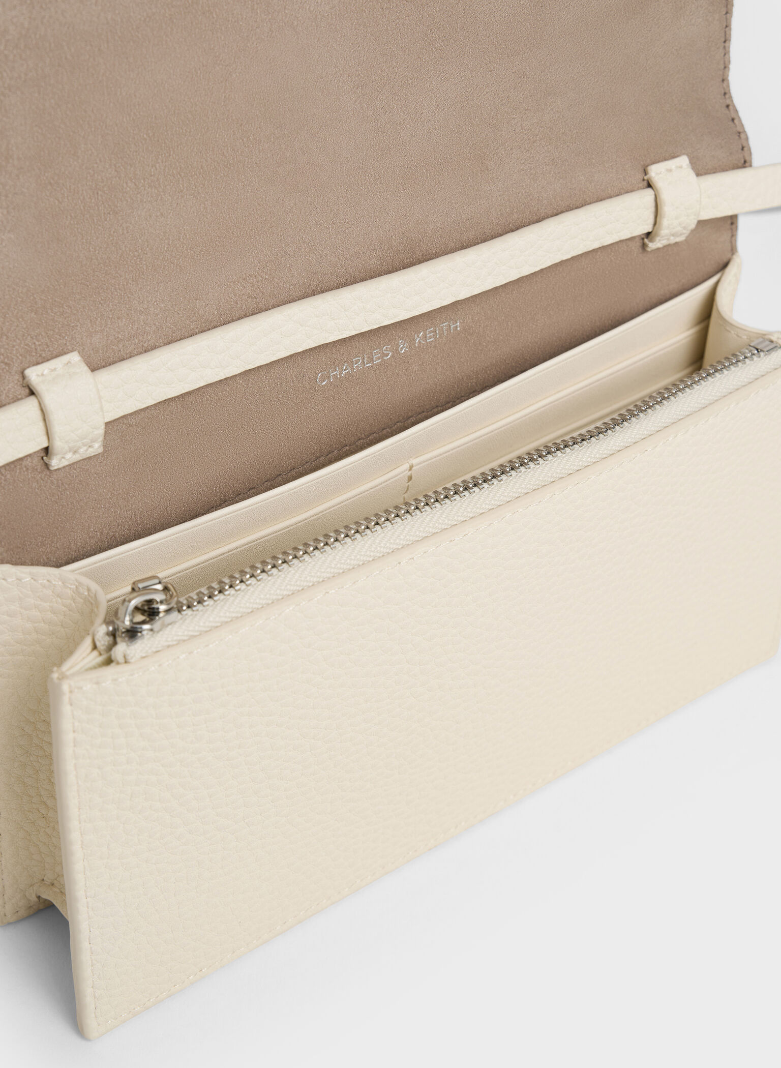Beryl Long Wallet, Cream, hi-res