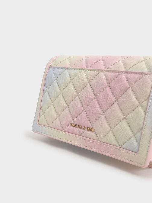 Micaela Quilted Long Wallet, Multi, hi-res