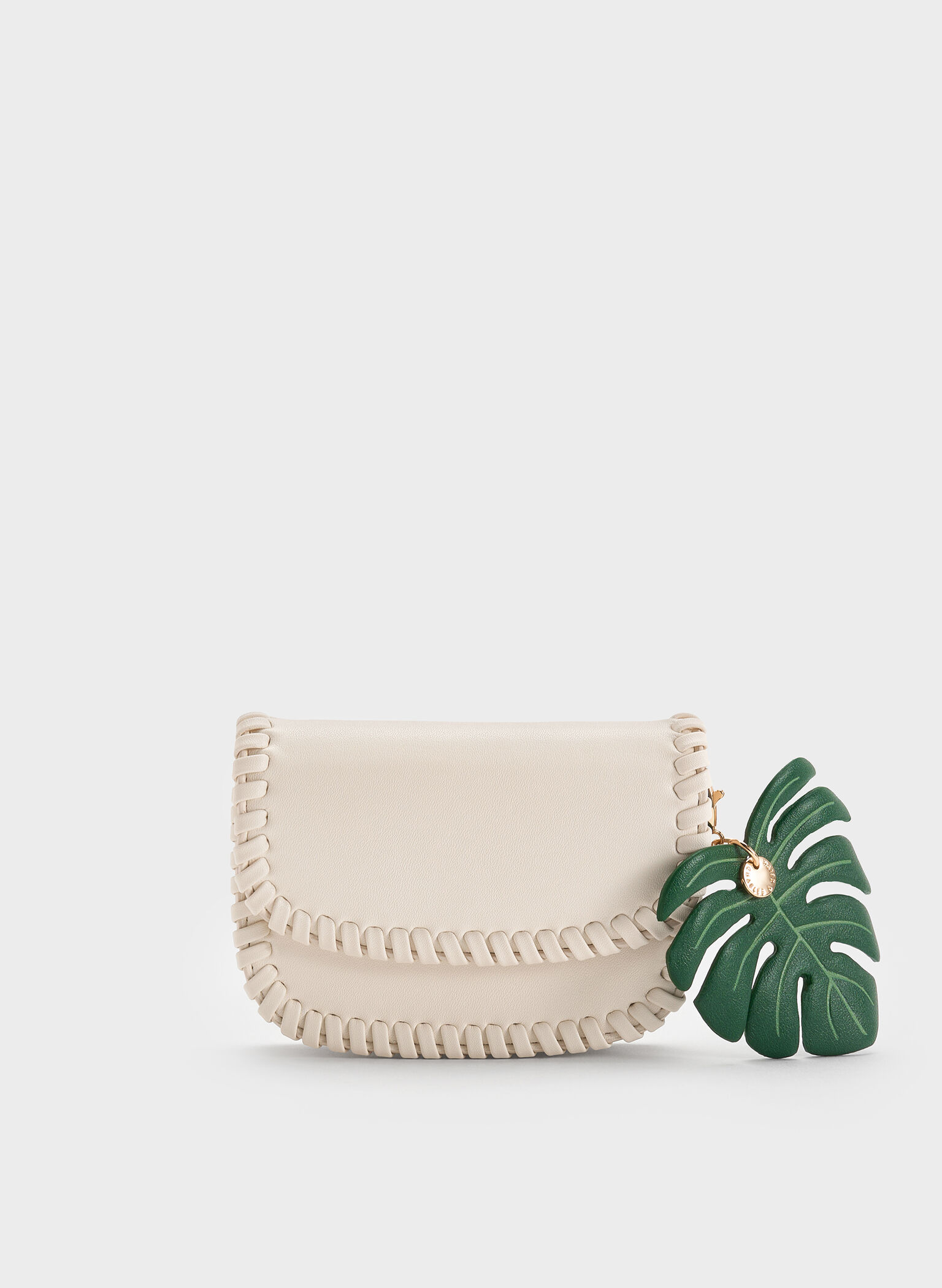 Blume Braided Chain-Handle Wallet, Cream, hi-res