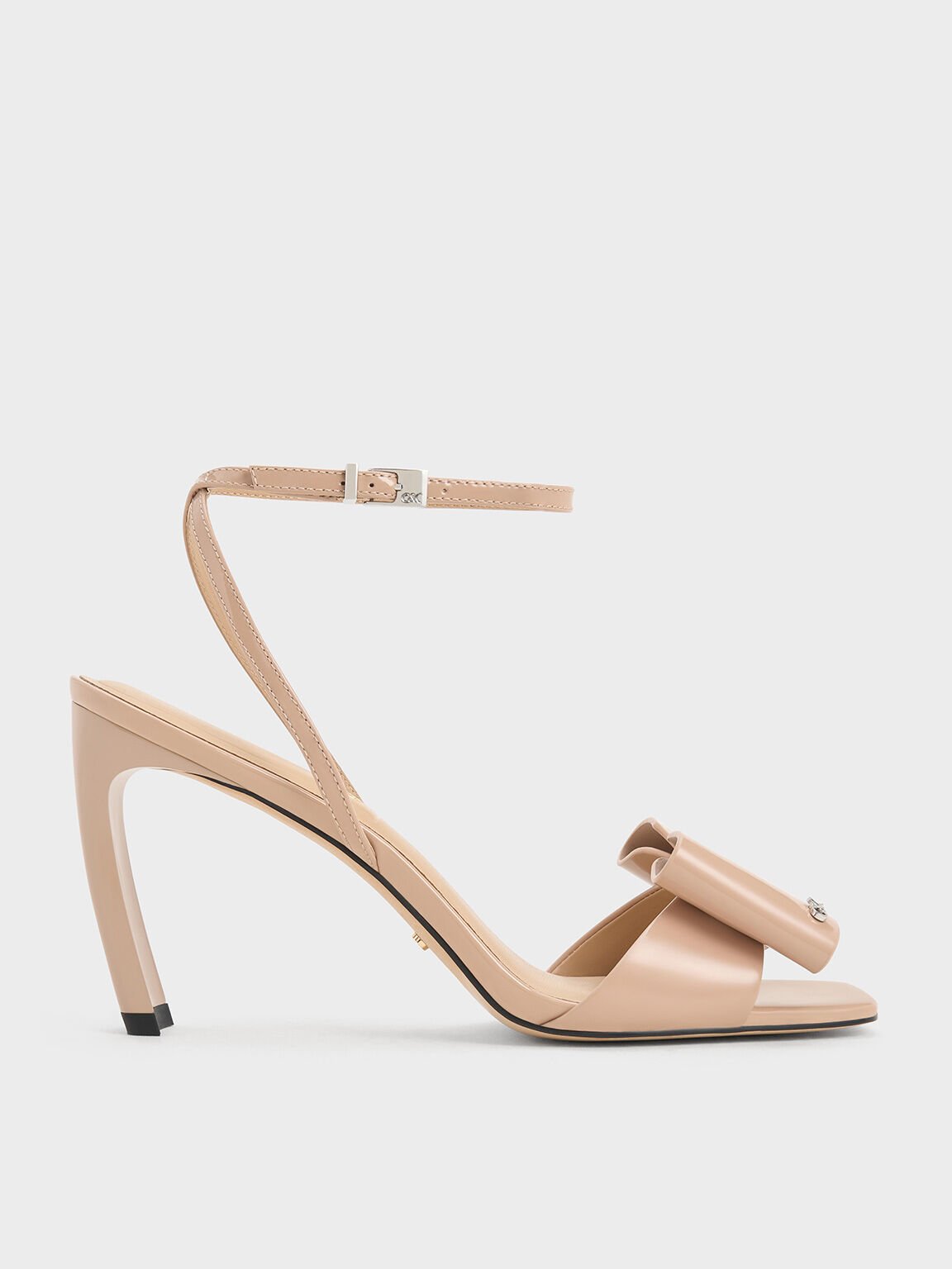 Leather heeled sandals uk online