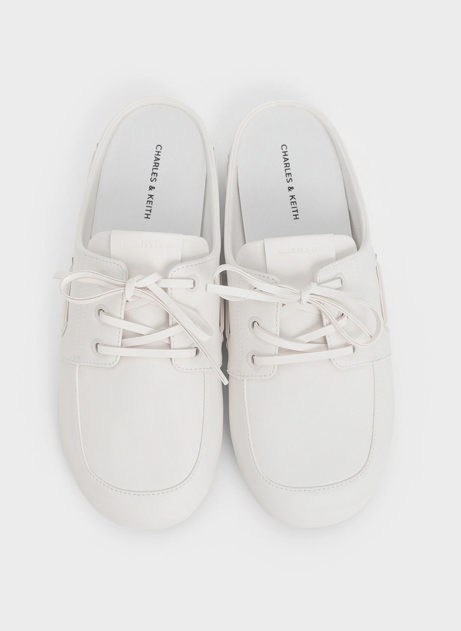 Slip-On Boat Shoes, White, hi-res