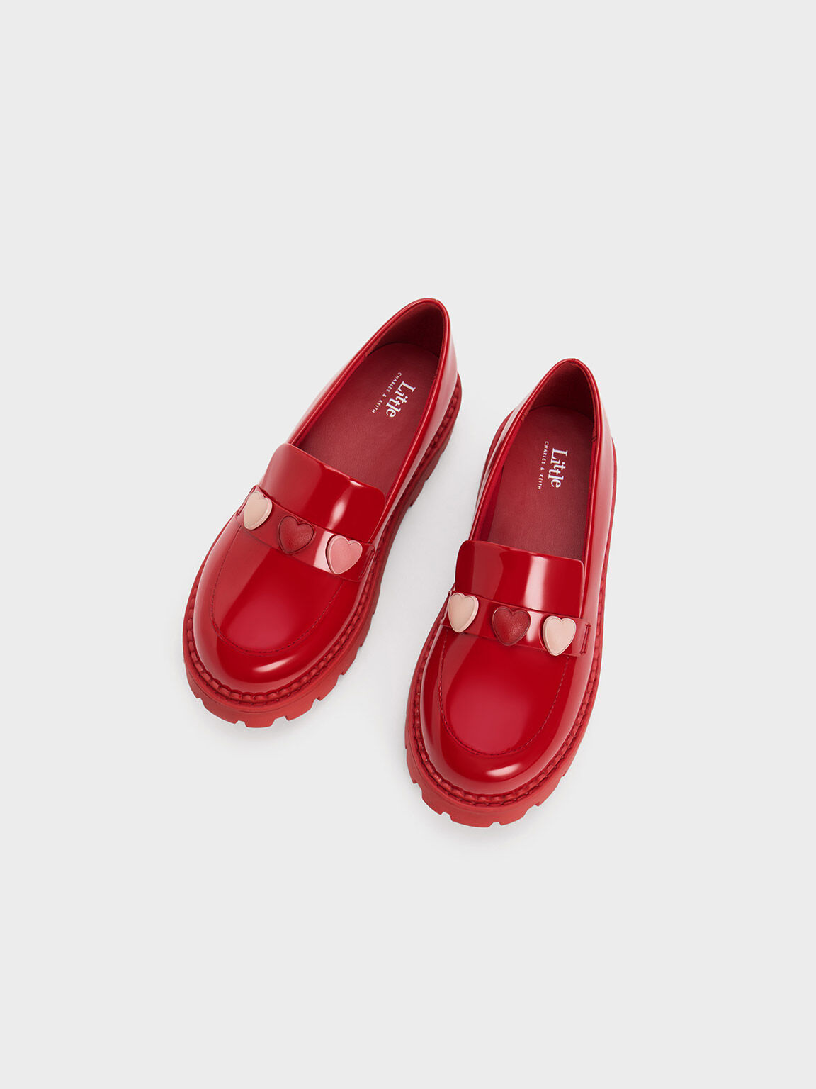 Red patent loafers hotsell