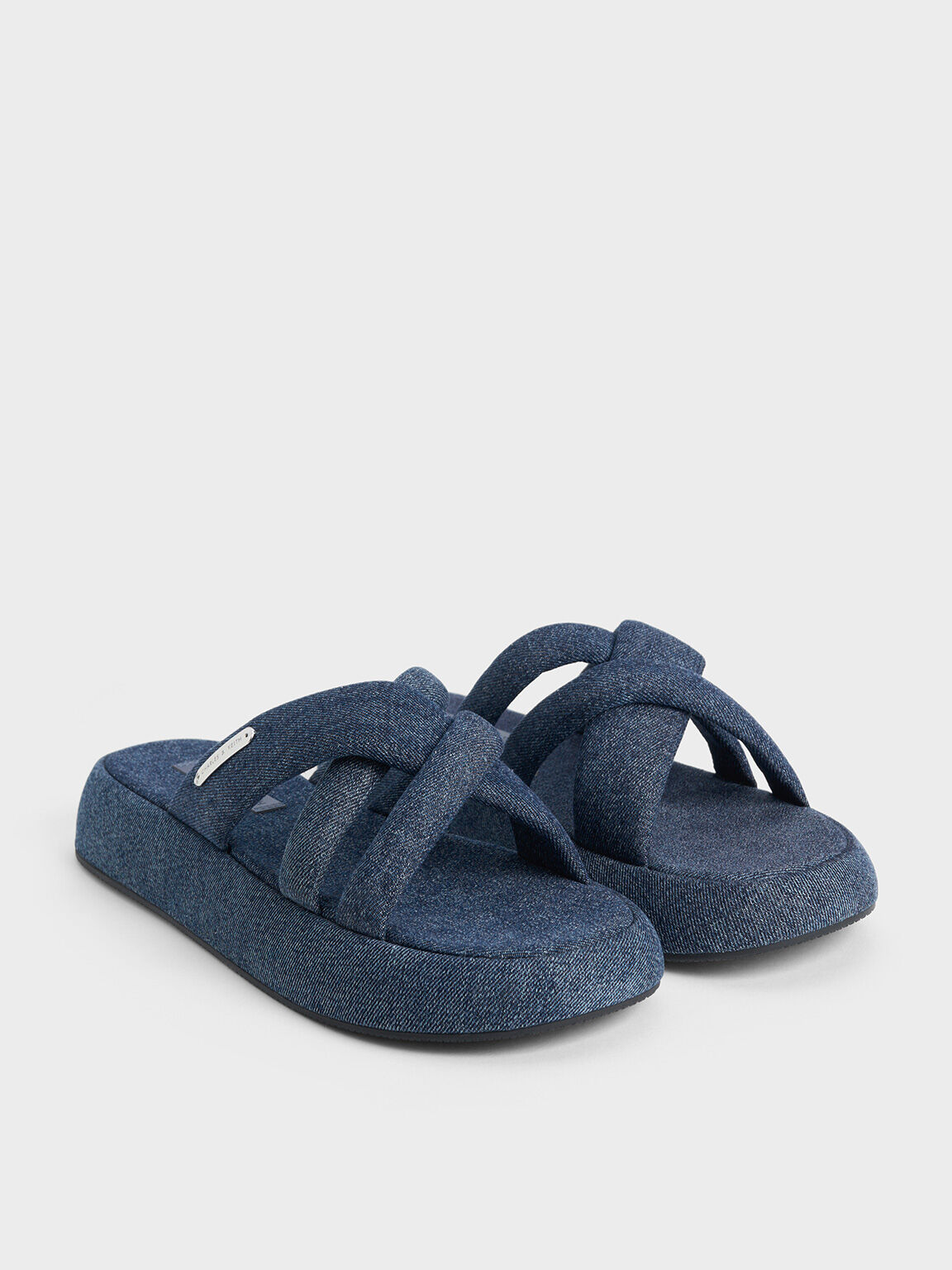 Women's denim sandals clearance