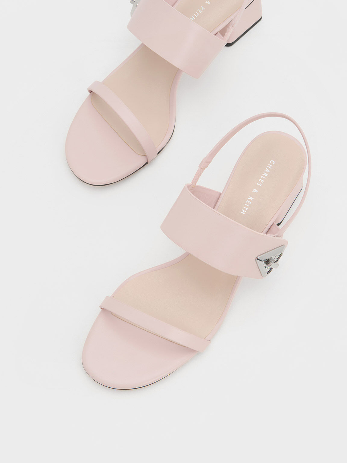 Nude pink sandals sales