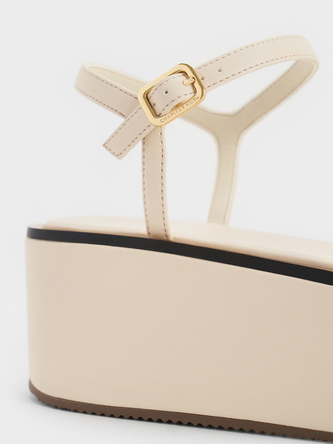 Charles and keith wedge sandals deals