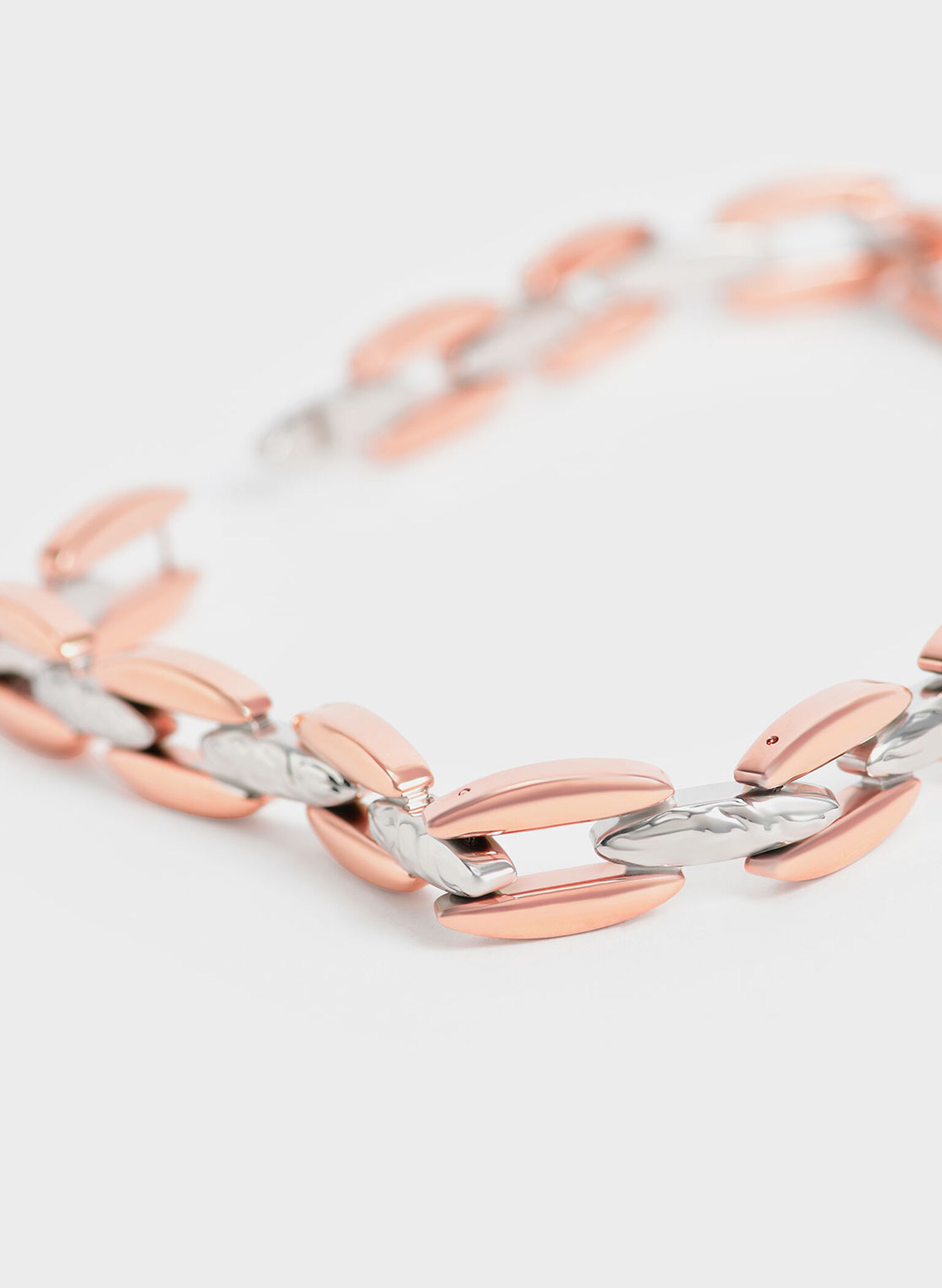 Chain-Link Choker Necklace, Multi, hi-res