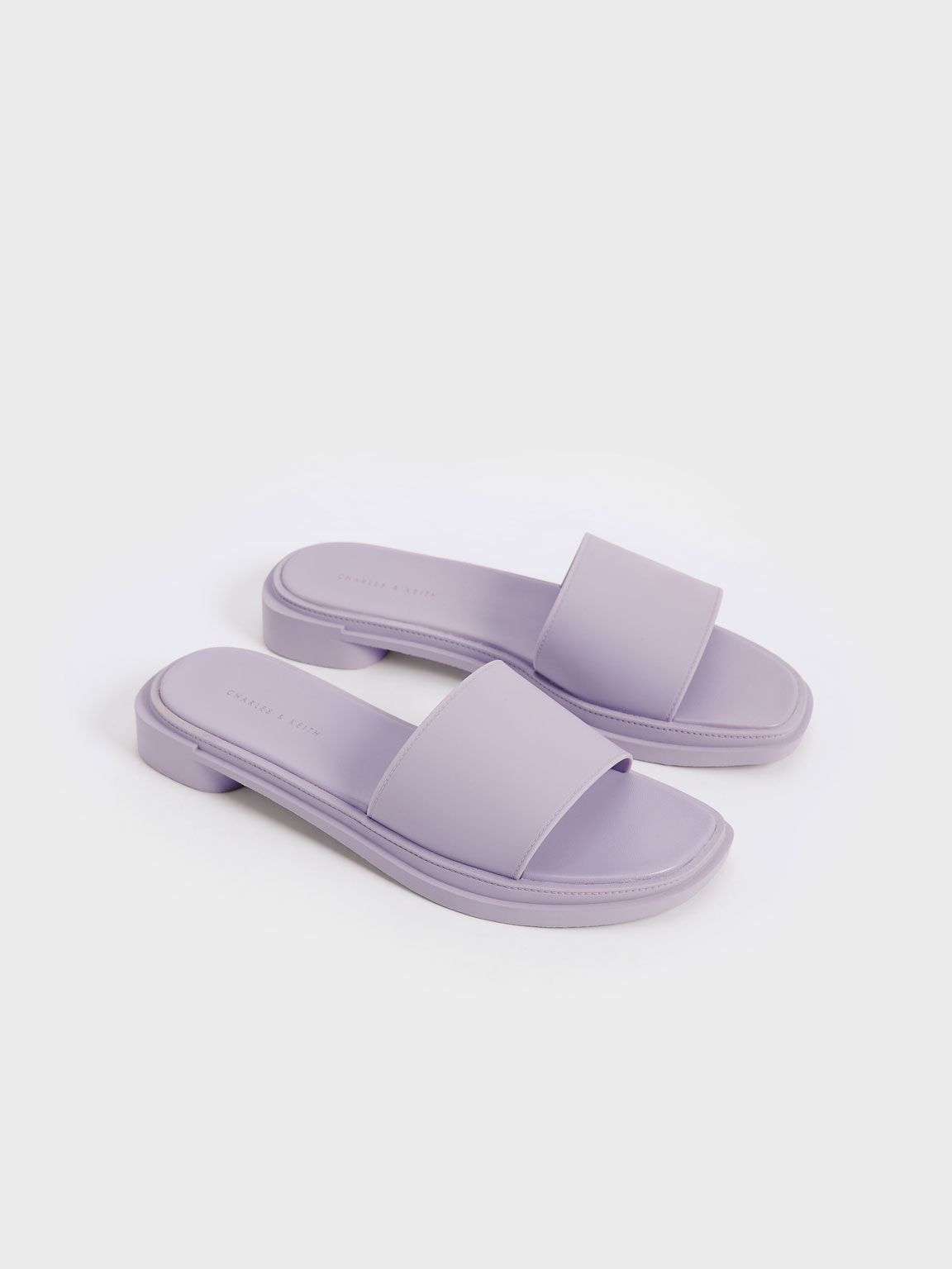 Slide Sandals, Lilac, hi-res