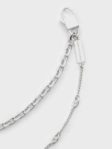 Nyra Double-Chain Bracelet, Silver, hi-res