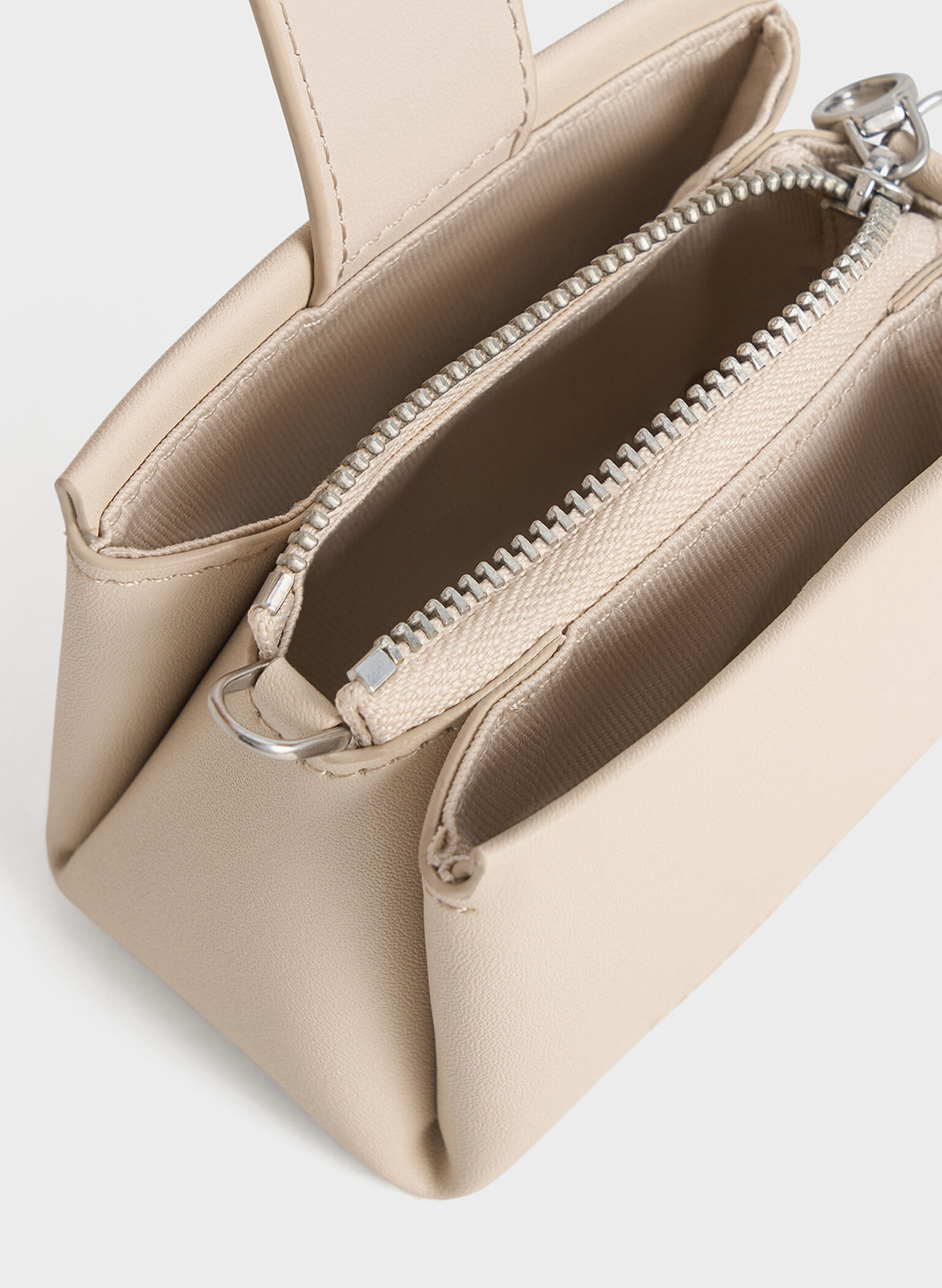 Bosie Top Handle Pouch, Oat, hi-res