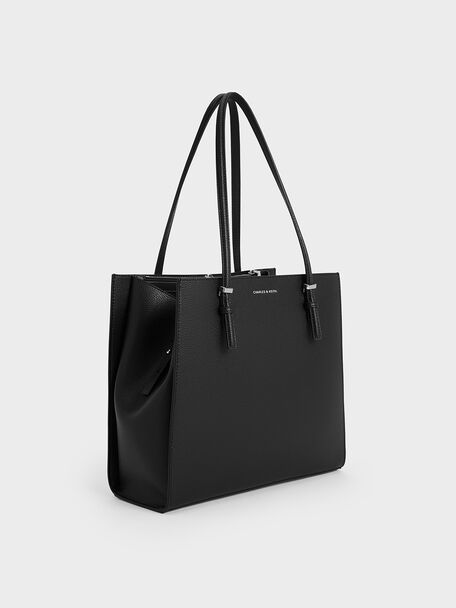 Sansa Tote Bag, Noir, hi-res