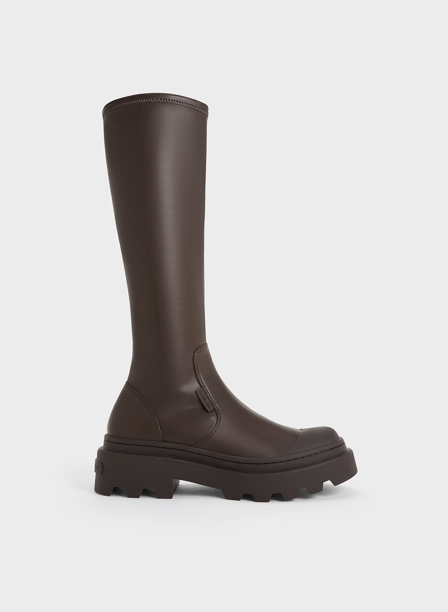 Indra Knee-High Boots, Dark Brown, hi-res