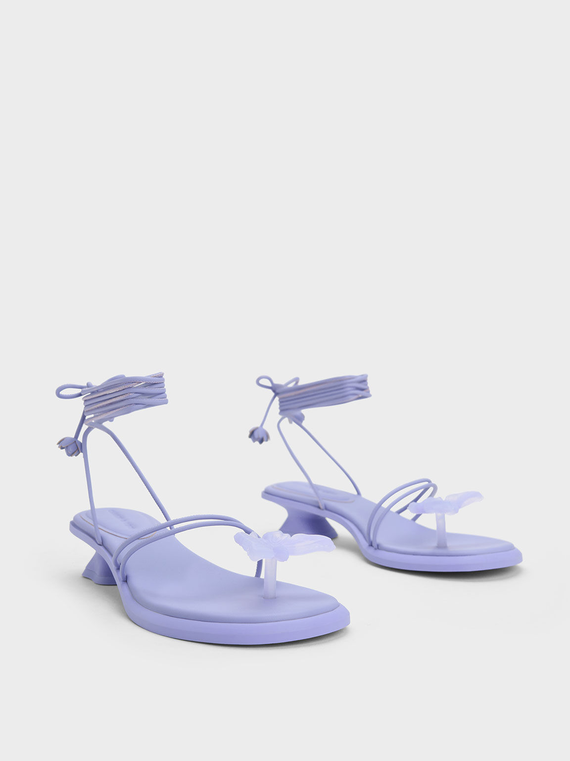 Lavender sandals heels discount