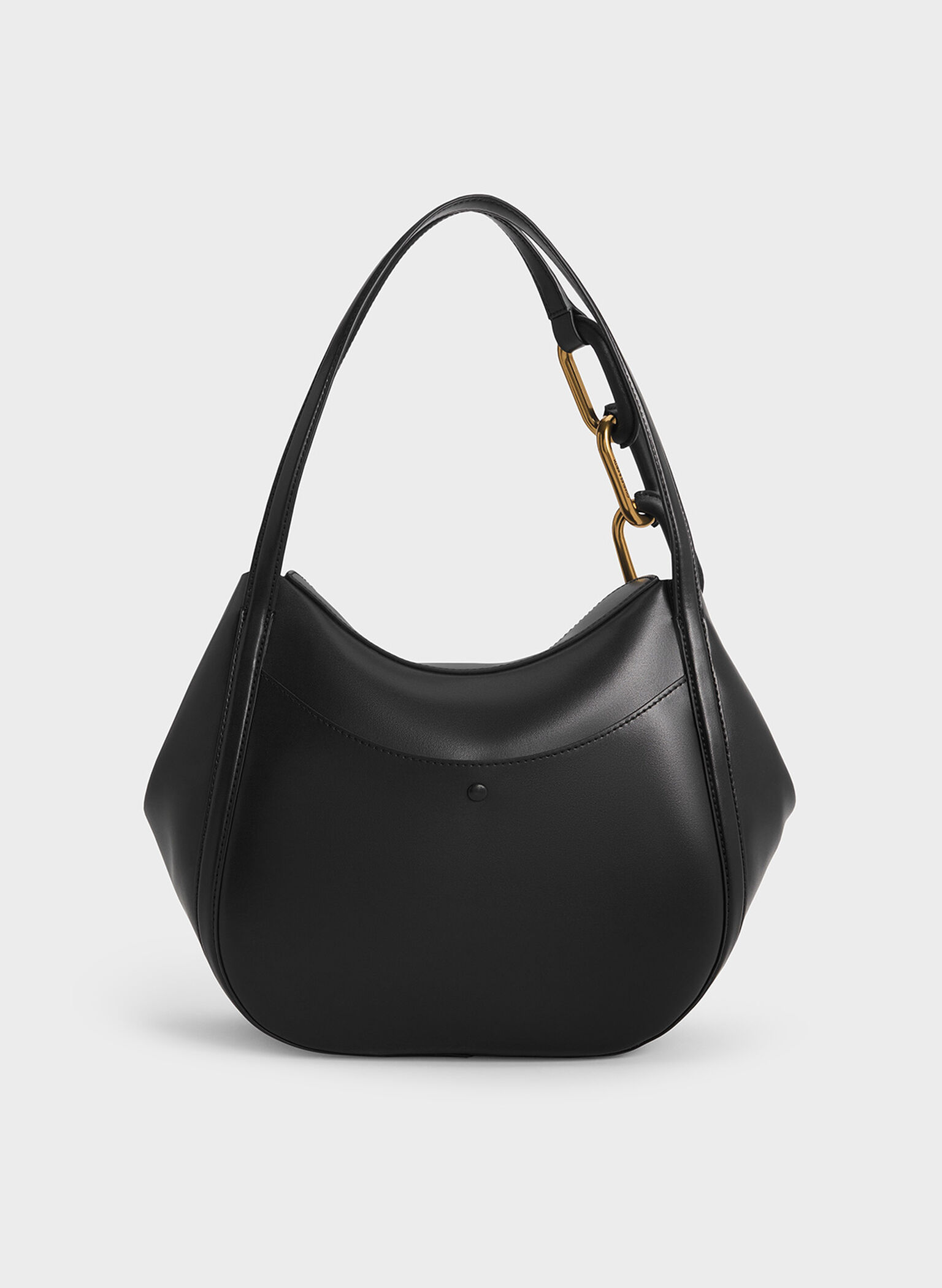 Kora Metallic-Accent Tote Bag, Black, hi-res