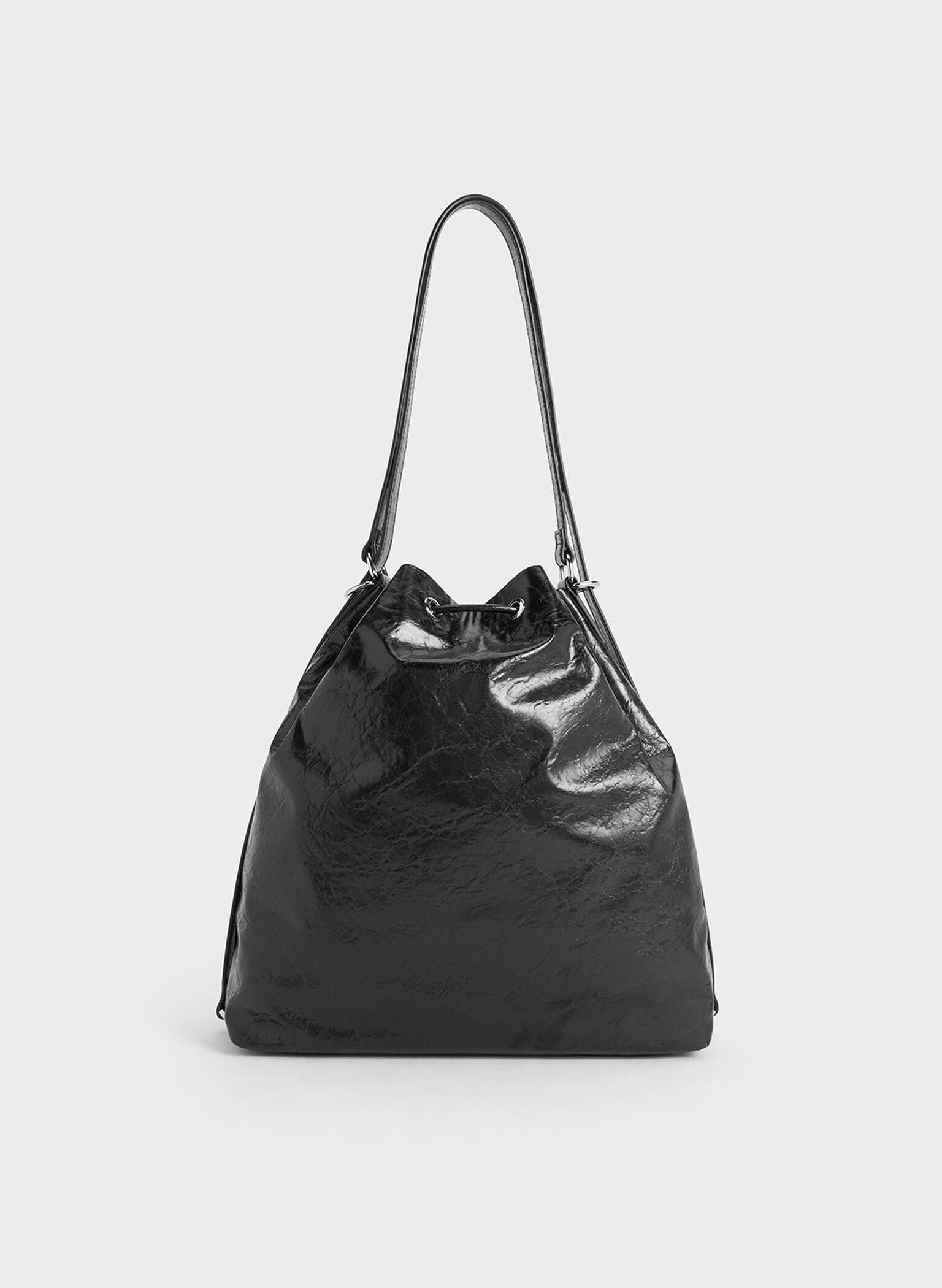 Neva Two-Way Bucket Bag, Noir, hi-res