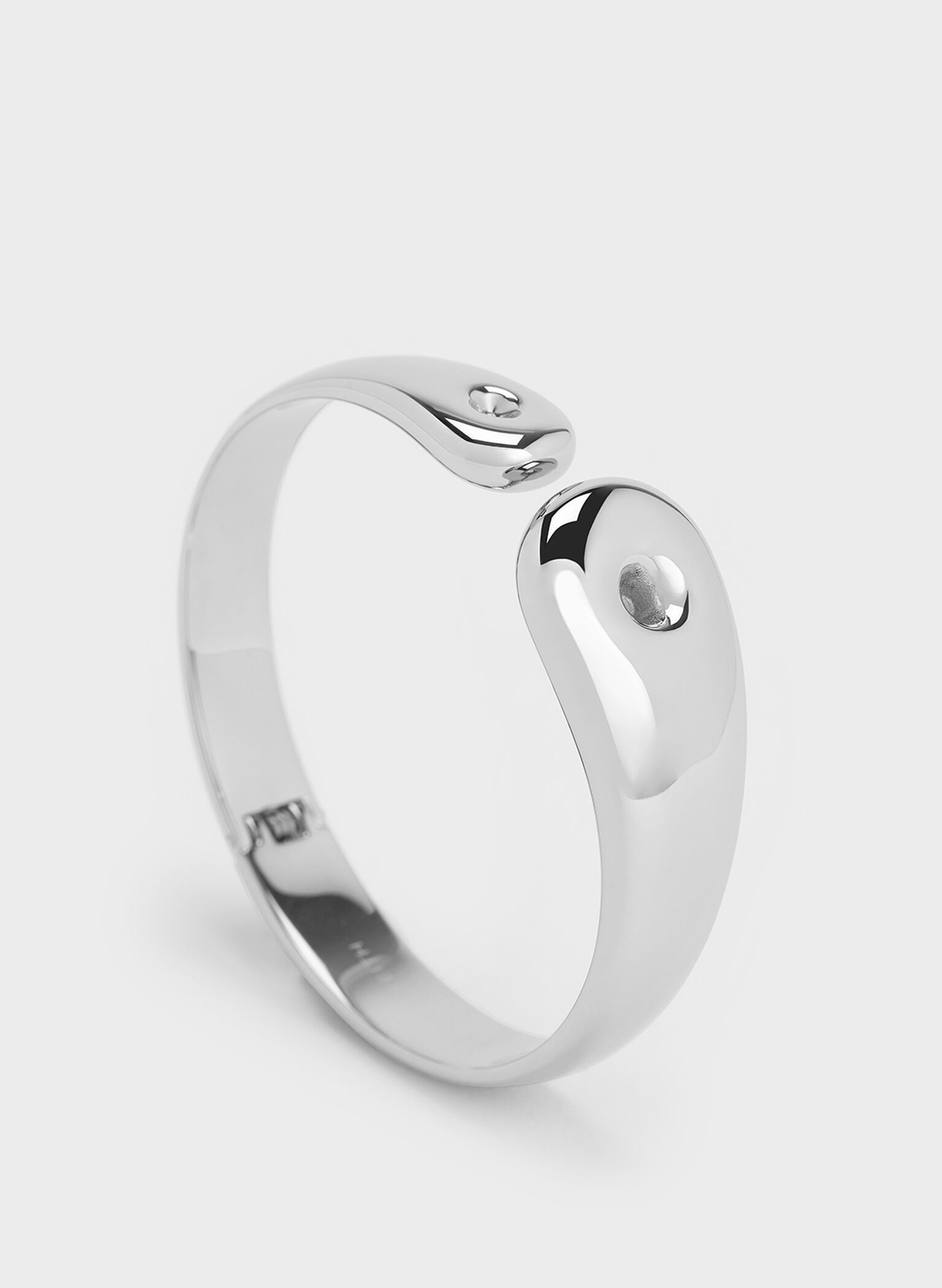 Eimear Cuff Bangle, Silver, hi-res
