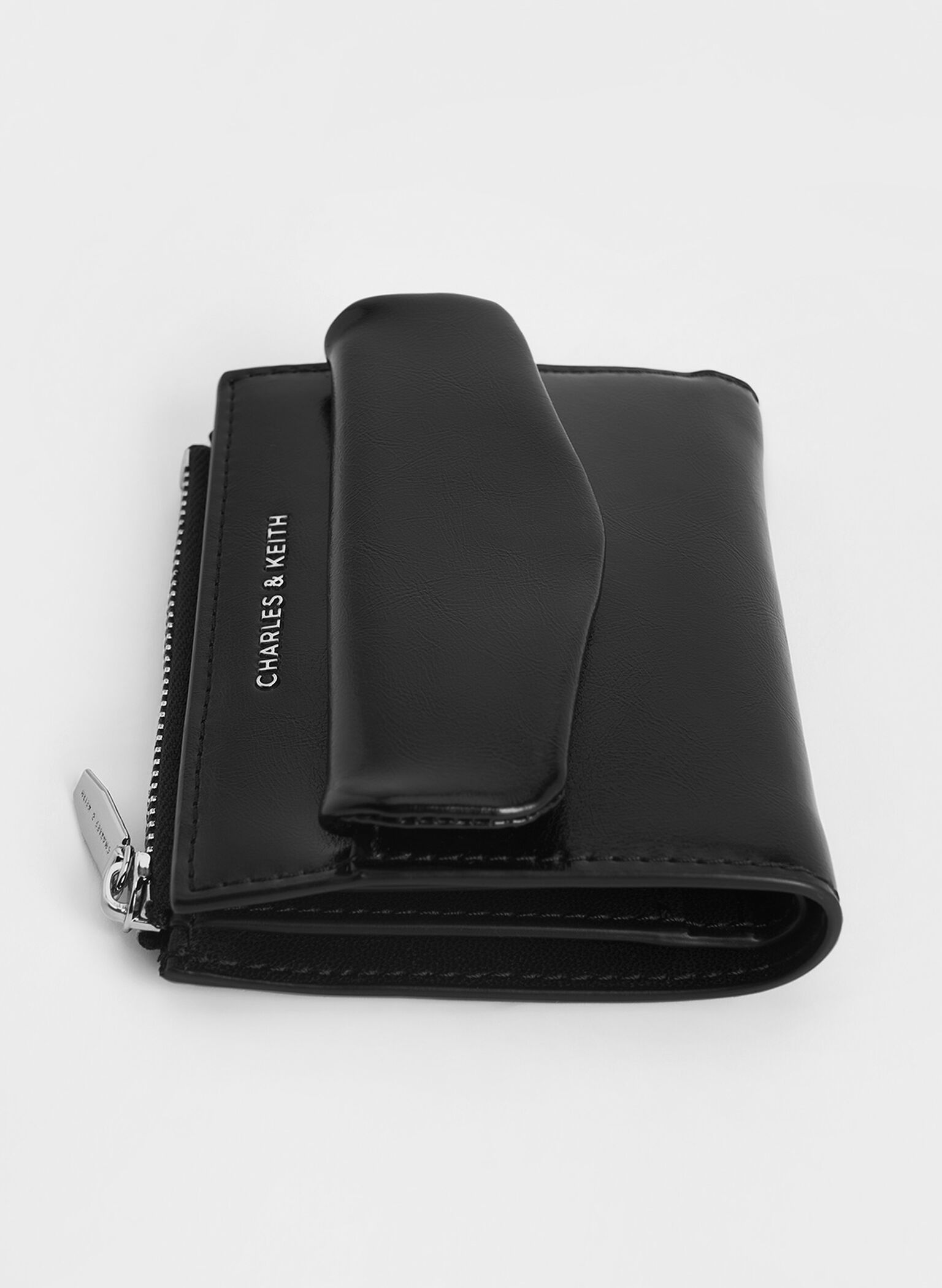 Rachel Front-Pocket Top-Zip Wallet, Noir, hi-res