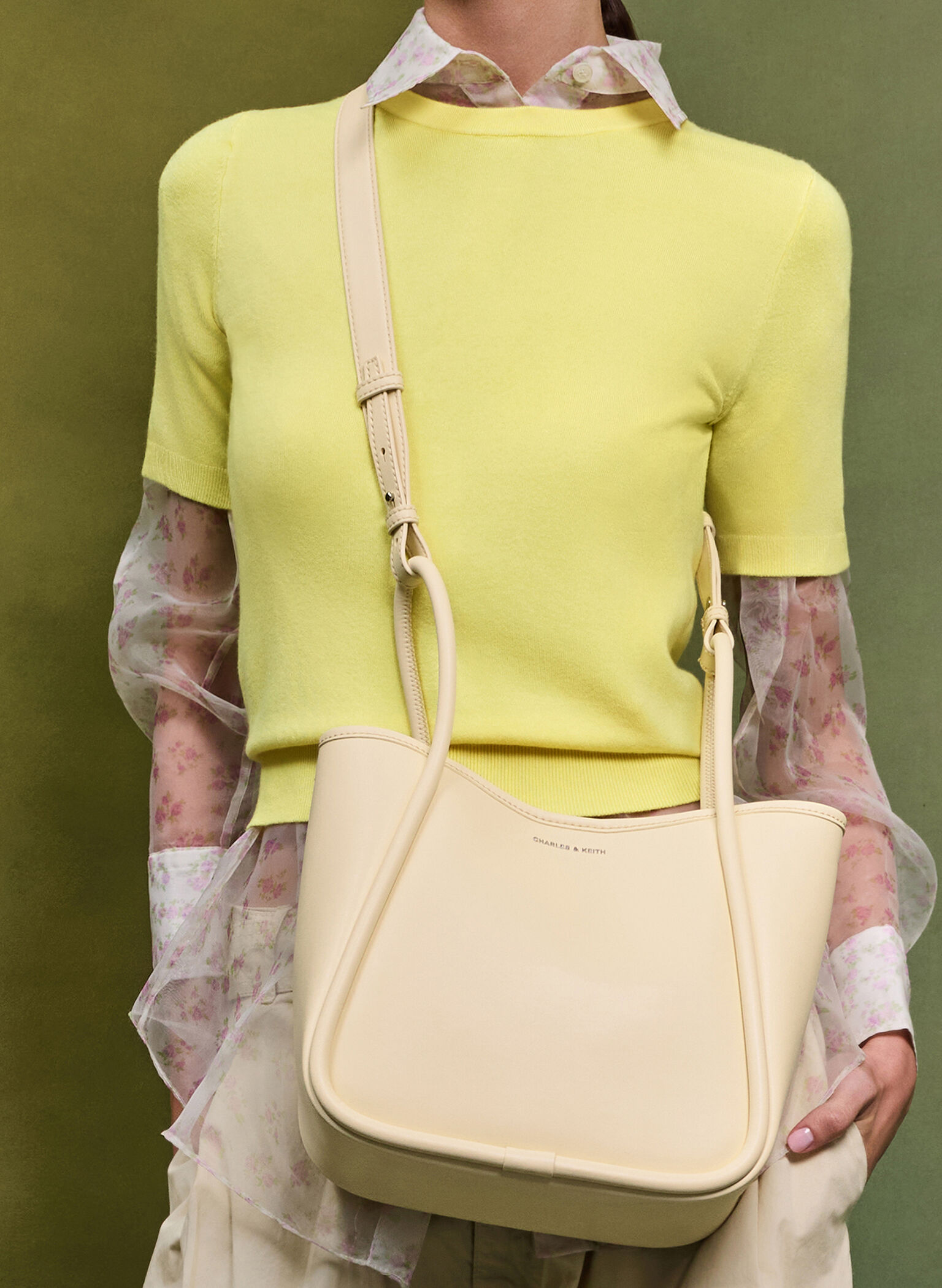 Mini Lyla Tubular Tote Bag, Butter Yellow, hi-res