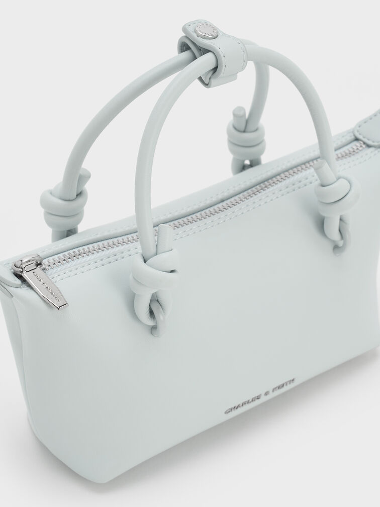 Sammie Knotted-Handle Tote Bag, Sea Salt Blue, hi-res