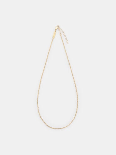 Arleth Chain Necklace, Gold, hi-res