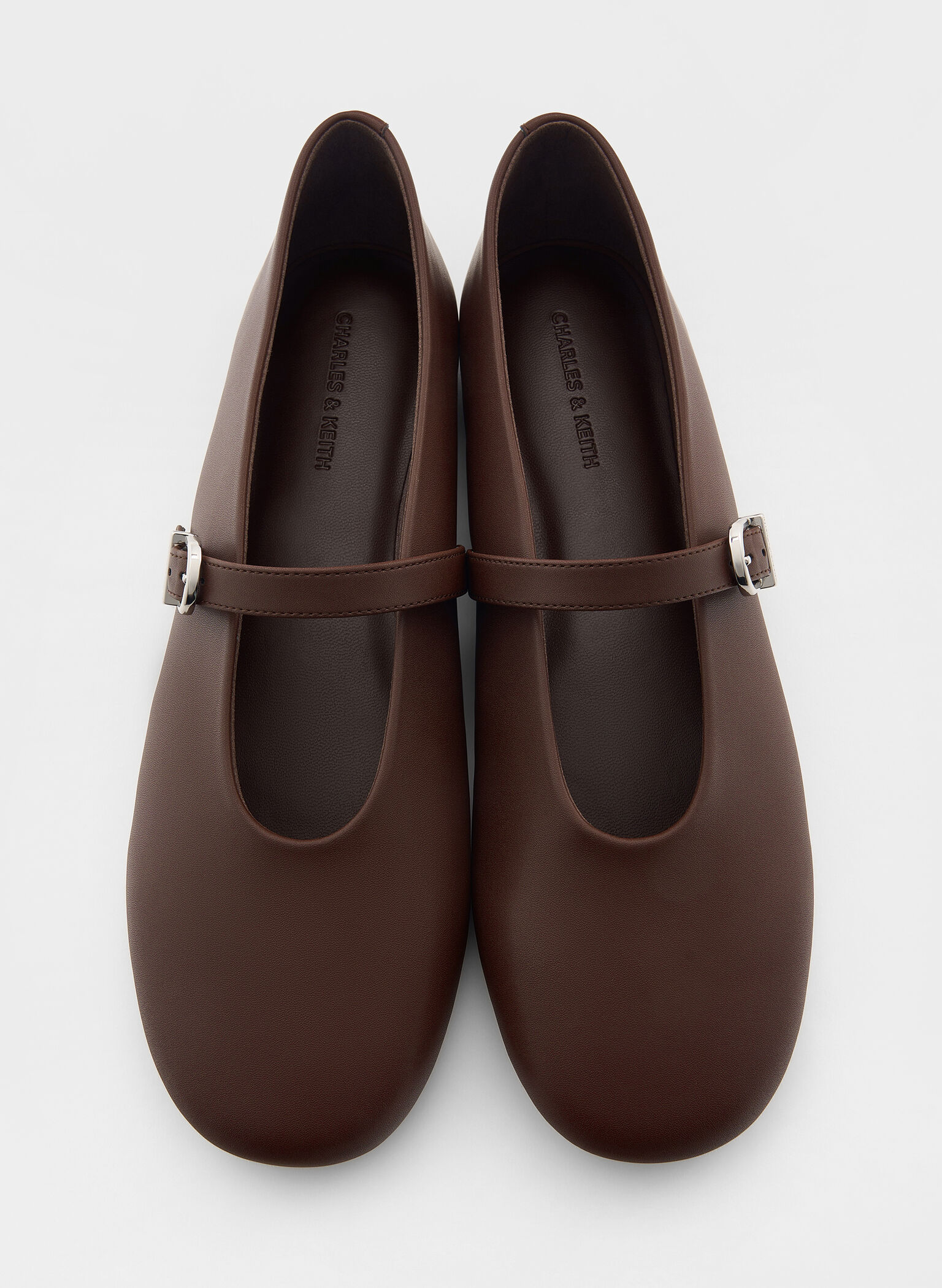 High-Vamp Mary Janes, Dark Brown, hi-res