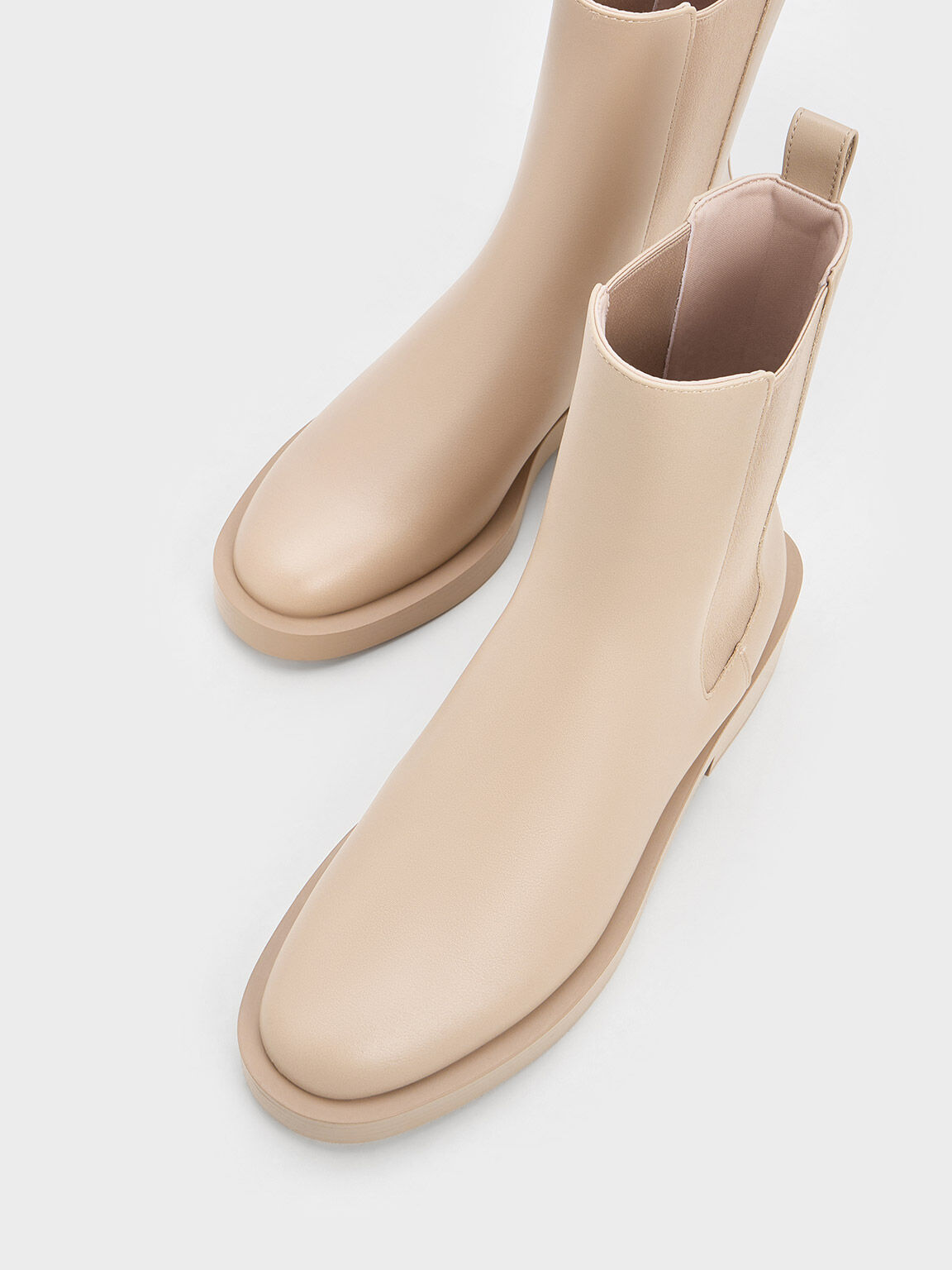 Beige chelsea boots womens online