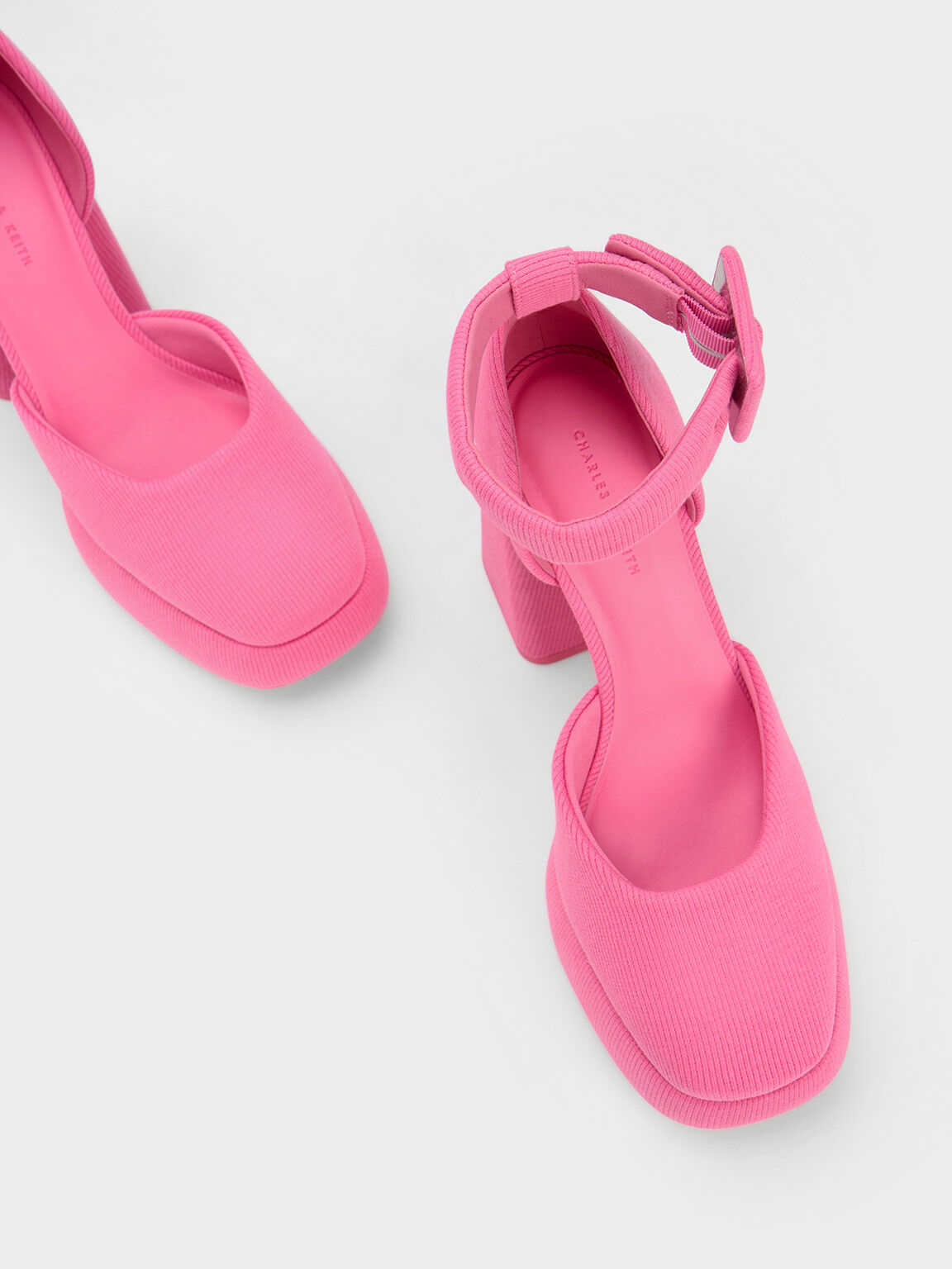 Charles and keith pink heels 2025