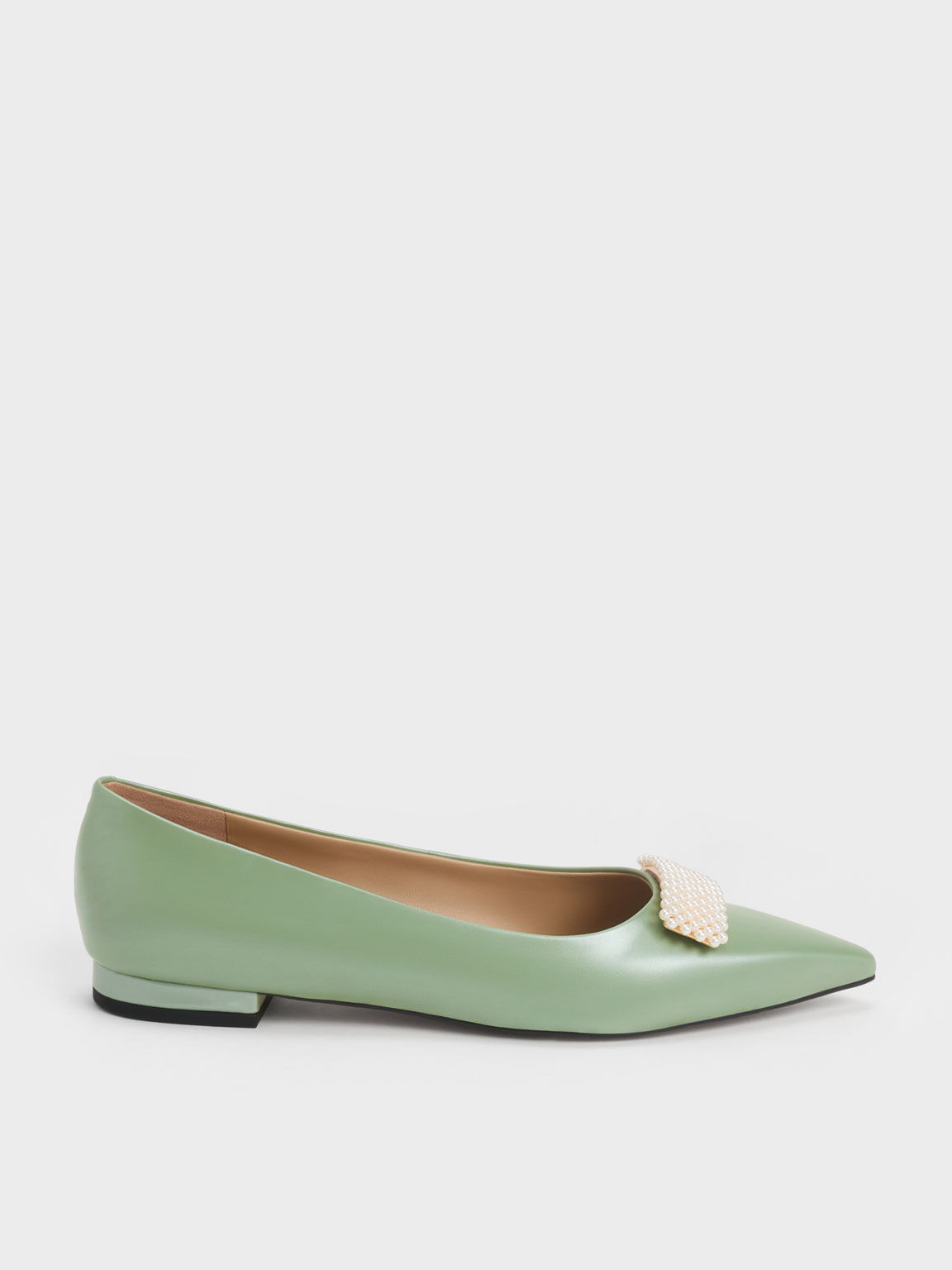 Green flat top shoes uk