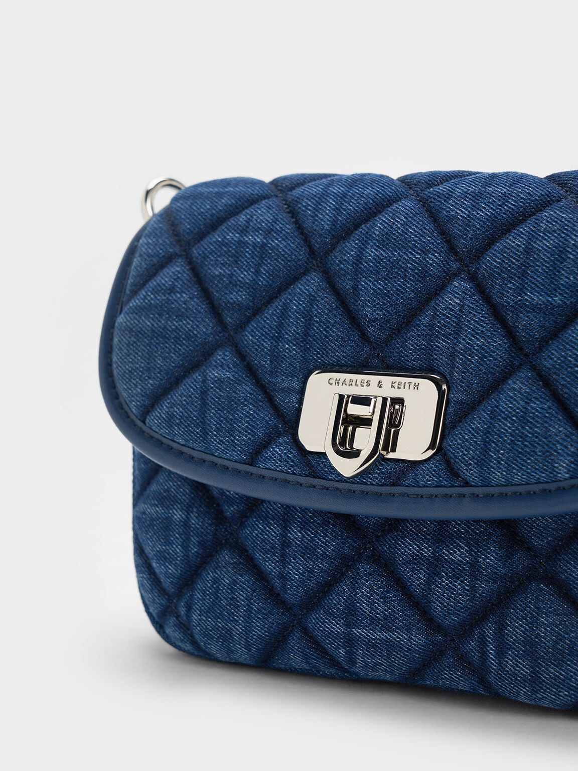 Chanel blue crossbody on sale bag
