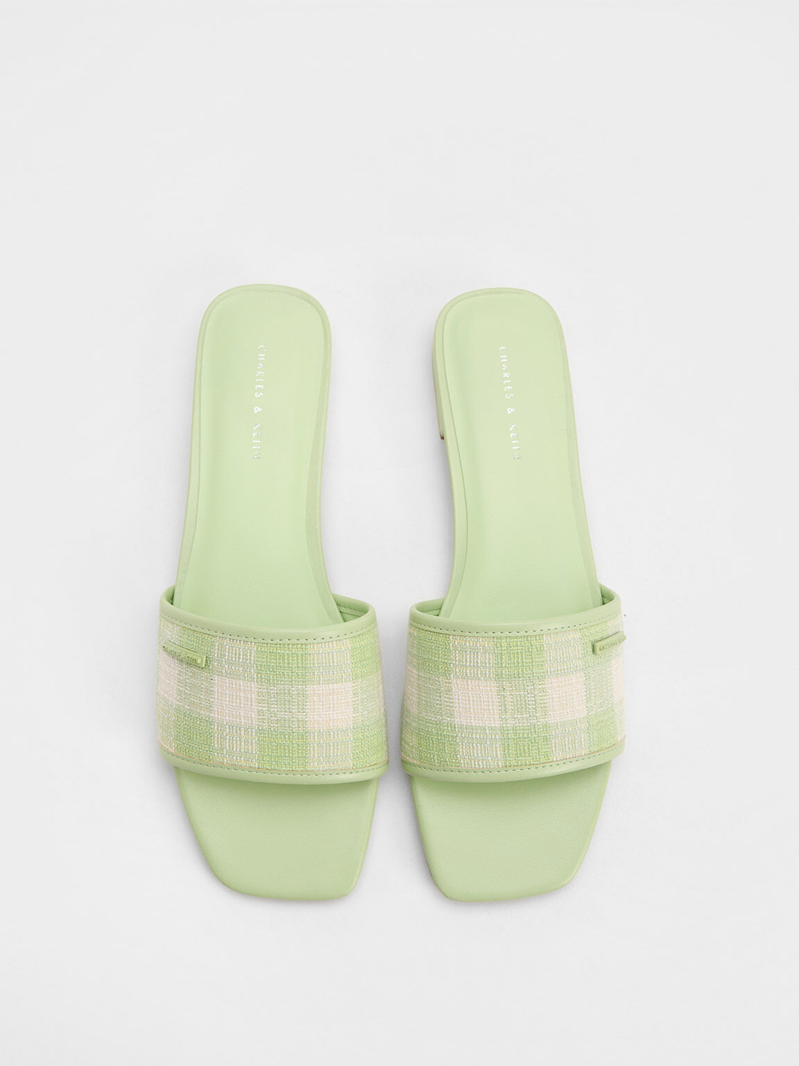 Mint green flat best sale sandals