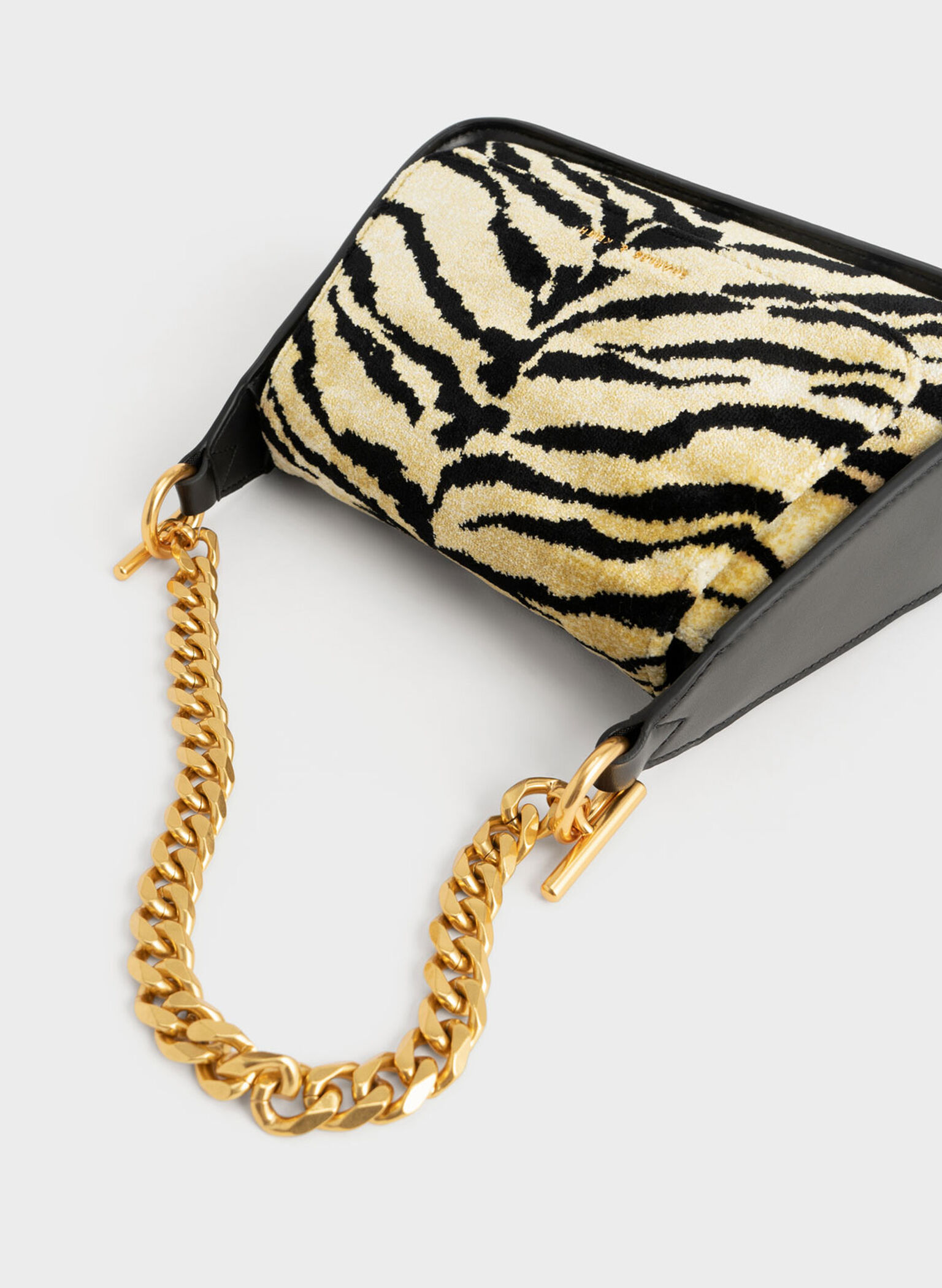 Minta Tiger Print Trapeze Bag, Multi, hi-res