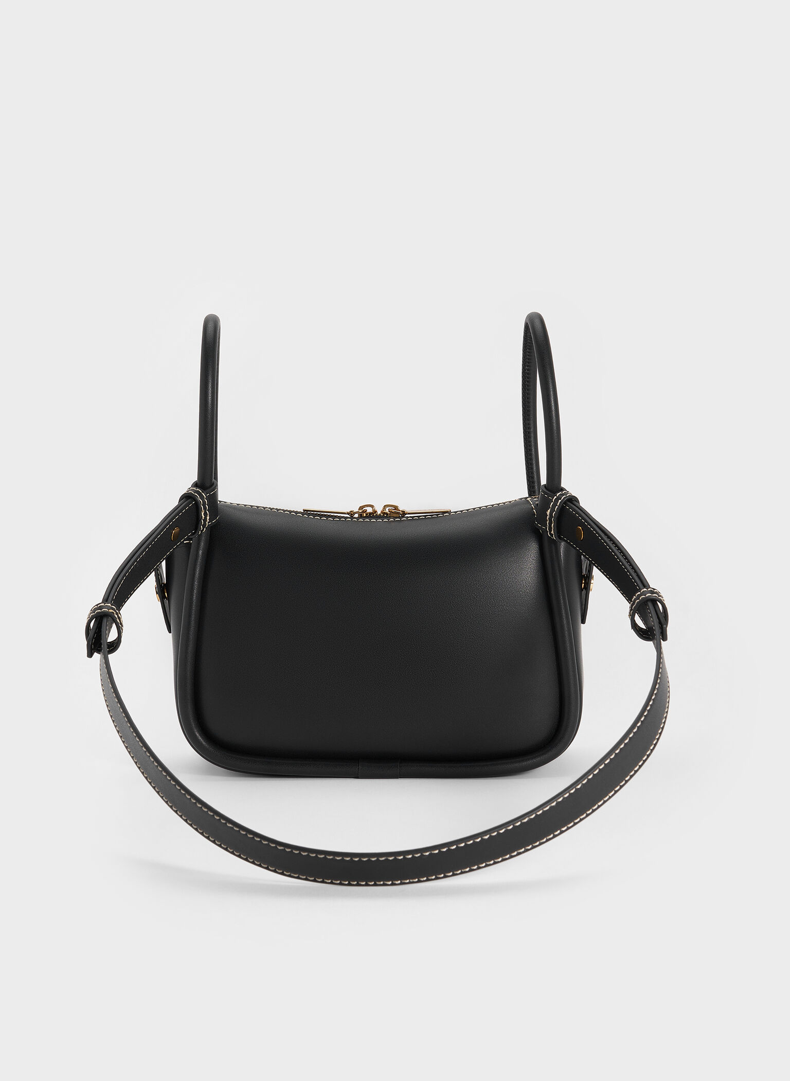 Lyla Shoulder Bag, Black, hi-res