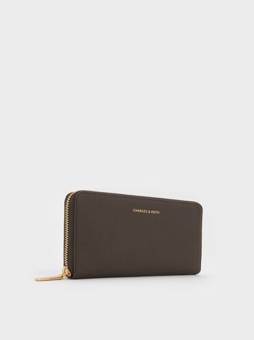 Dulcie Zip-Around Long Wallet, Dark Moss, hi-res