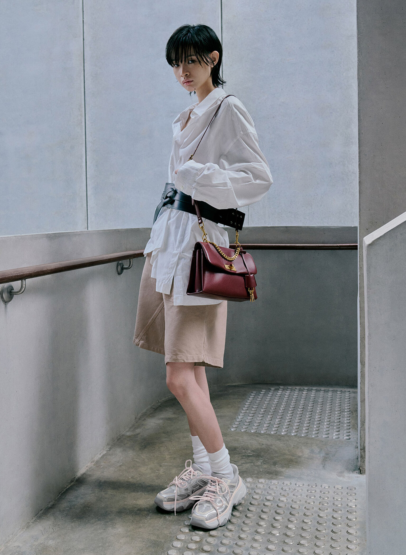 Kerry Chain-Handle Crossbody Bag, Mulberry Plum, hi-res