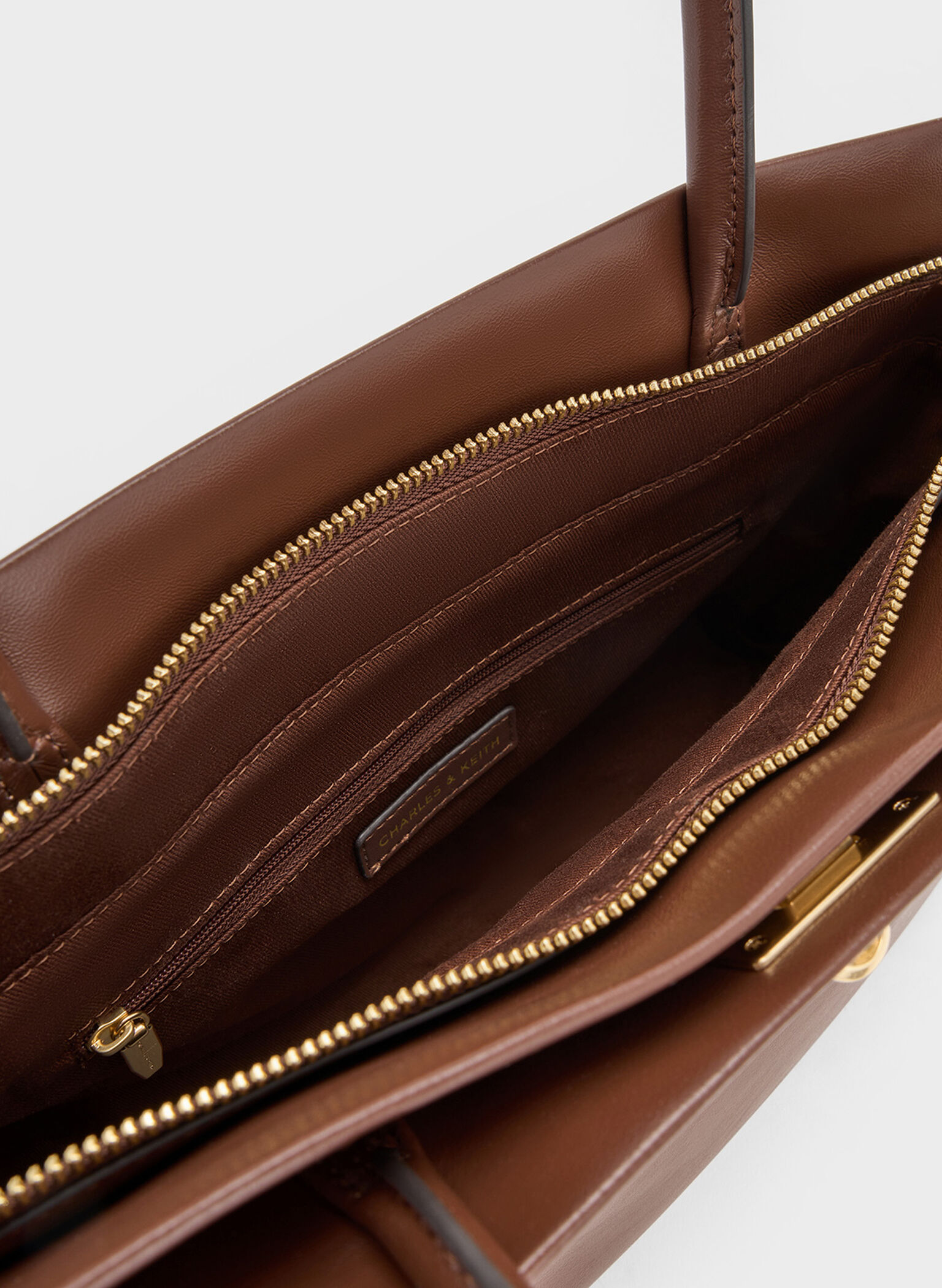Lennie Top Handle Satchel Bag, Dark Brown, hi-res