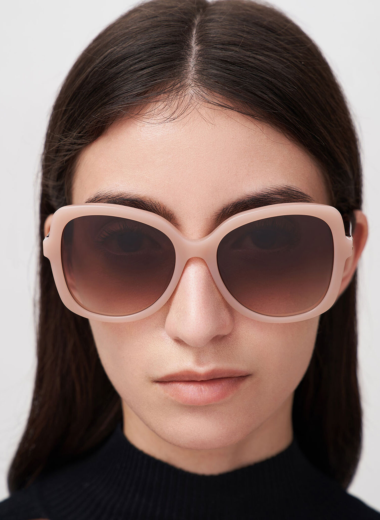 Recycled Acetate Butterfly Sunglasses, Pink, hi-res