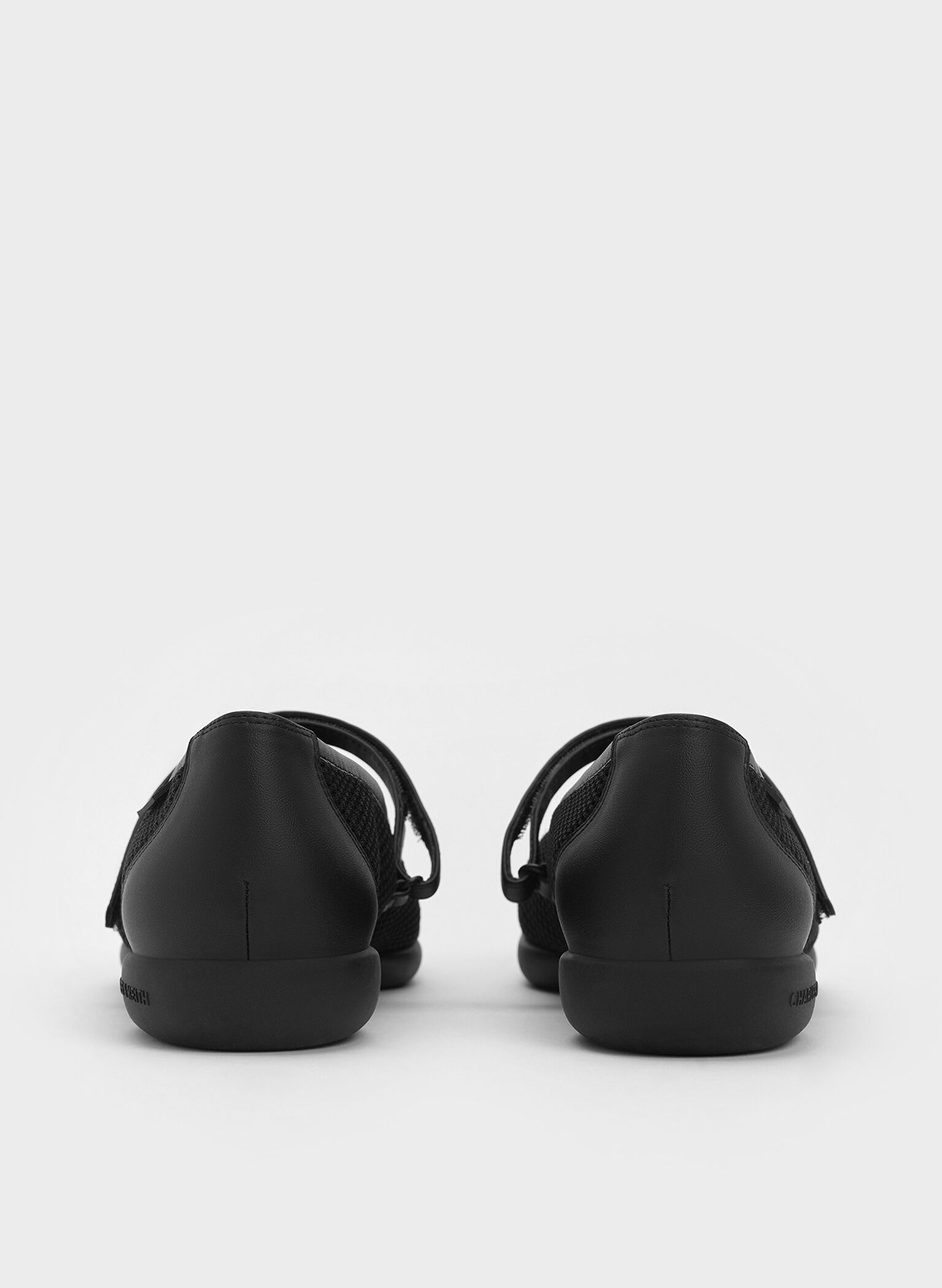 Mesh Mary Jane Sneakers, Black Textured, hi-res