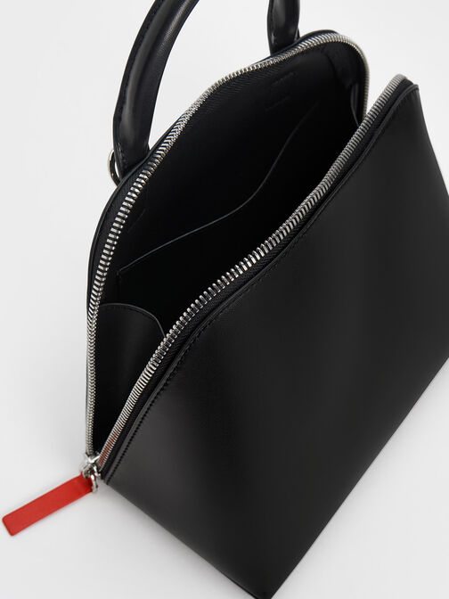 Cockade Bowling Bag, Black, hi-res