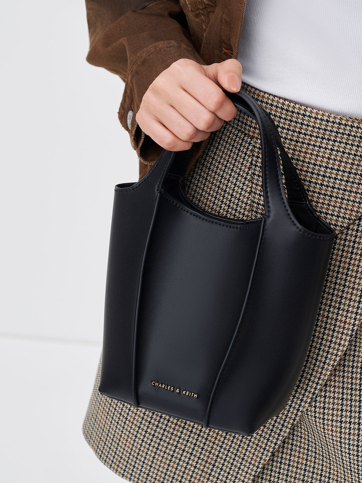 Charles keith outlet bow detail handbag