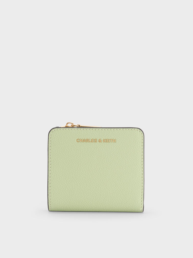 Keely Top Zip Small Wallet, Matcha Green, hi-res