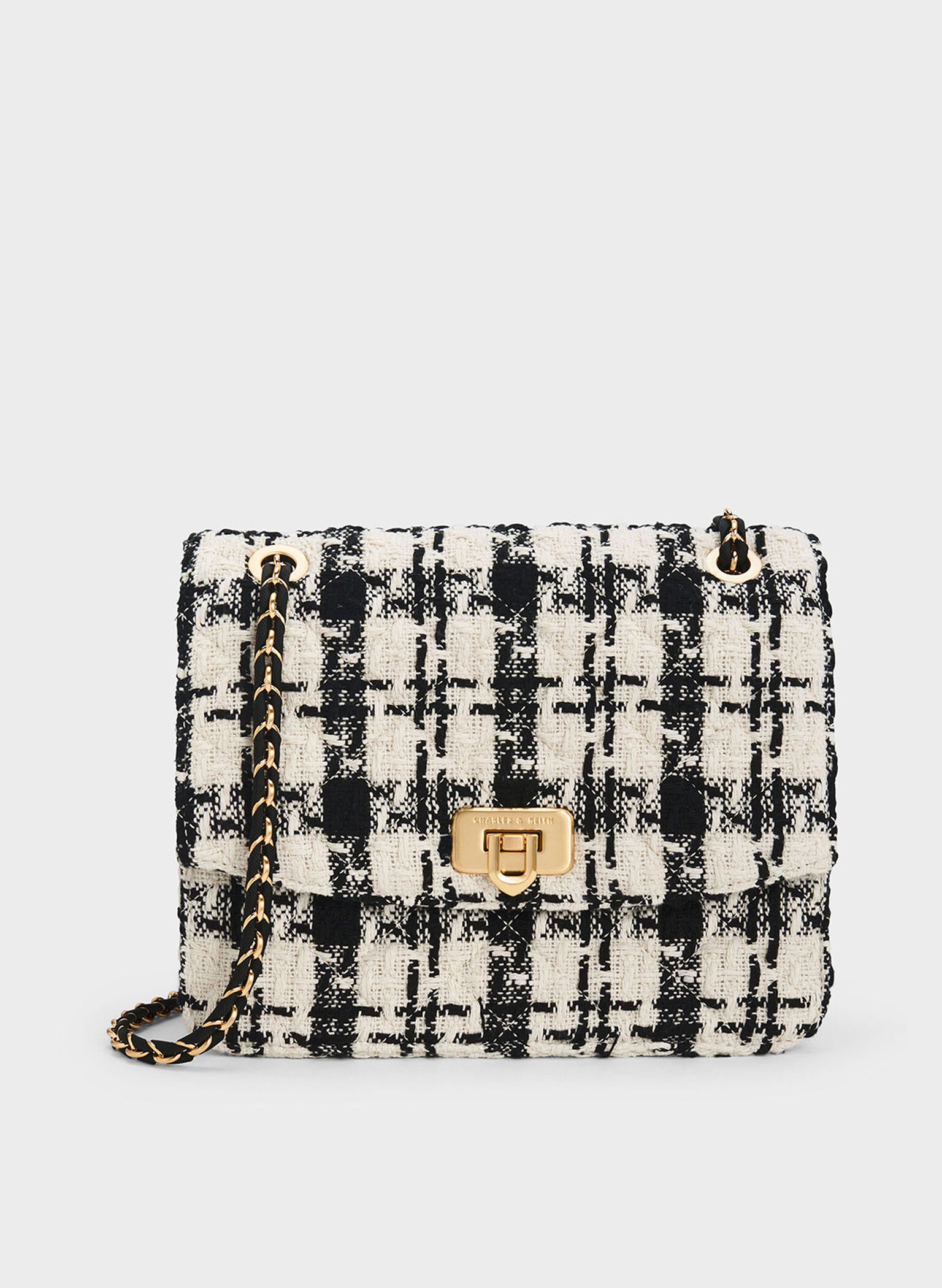 Cressida Tweed Chain Strap Bag, Multi, hi-res