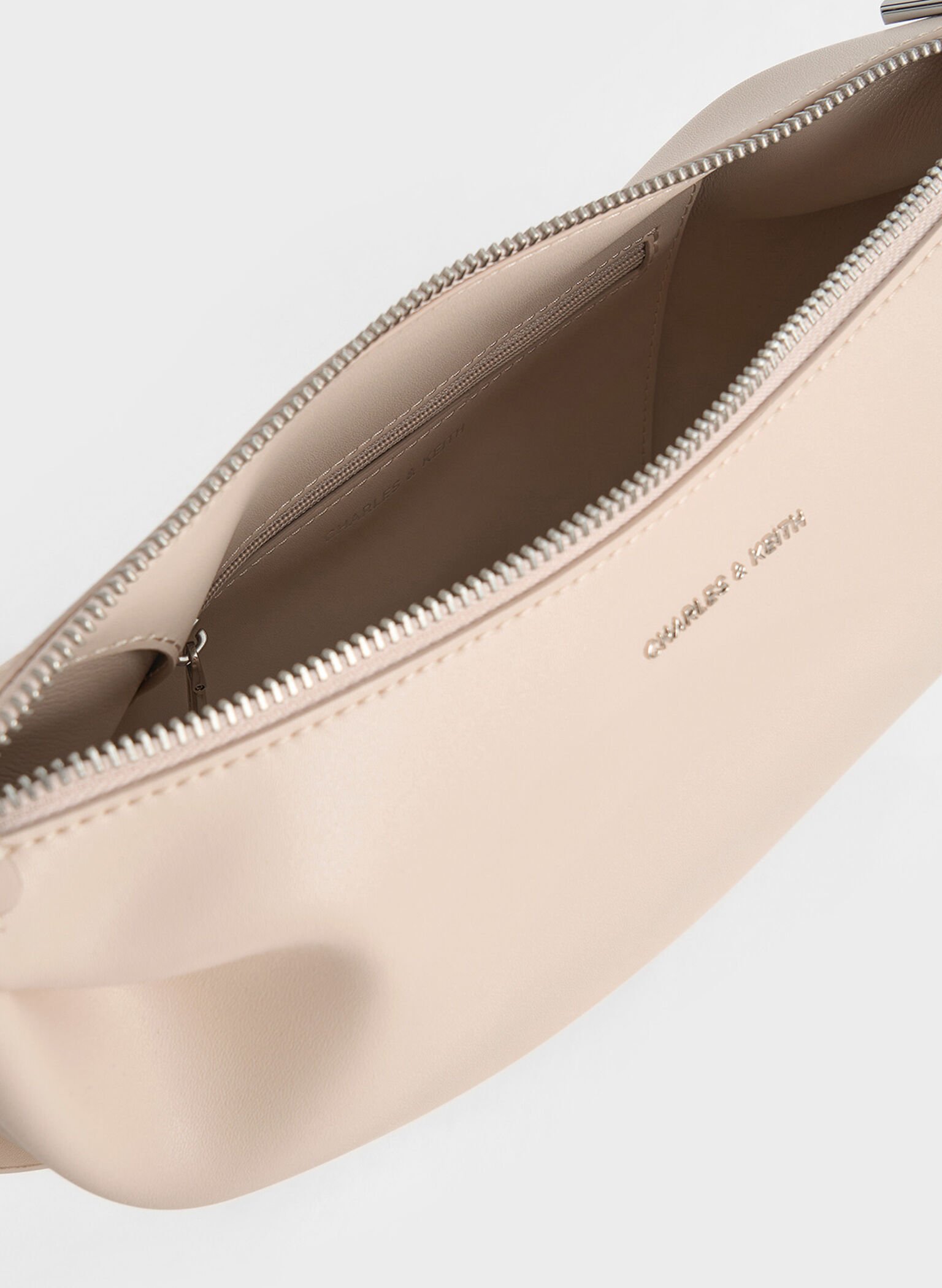 Calla Half-Moon Bag, Oat, hi-res
