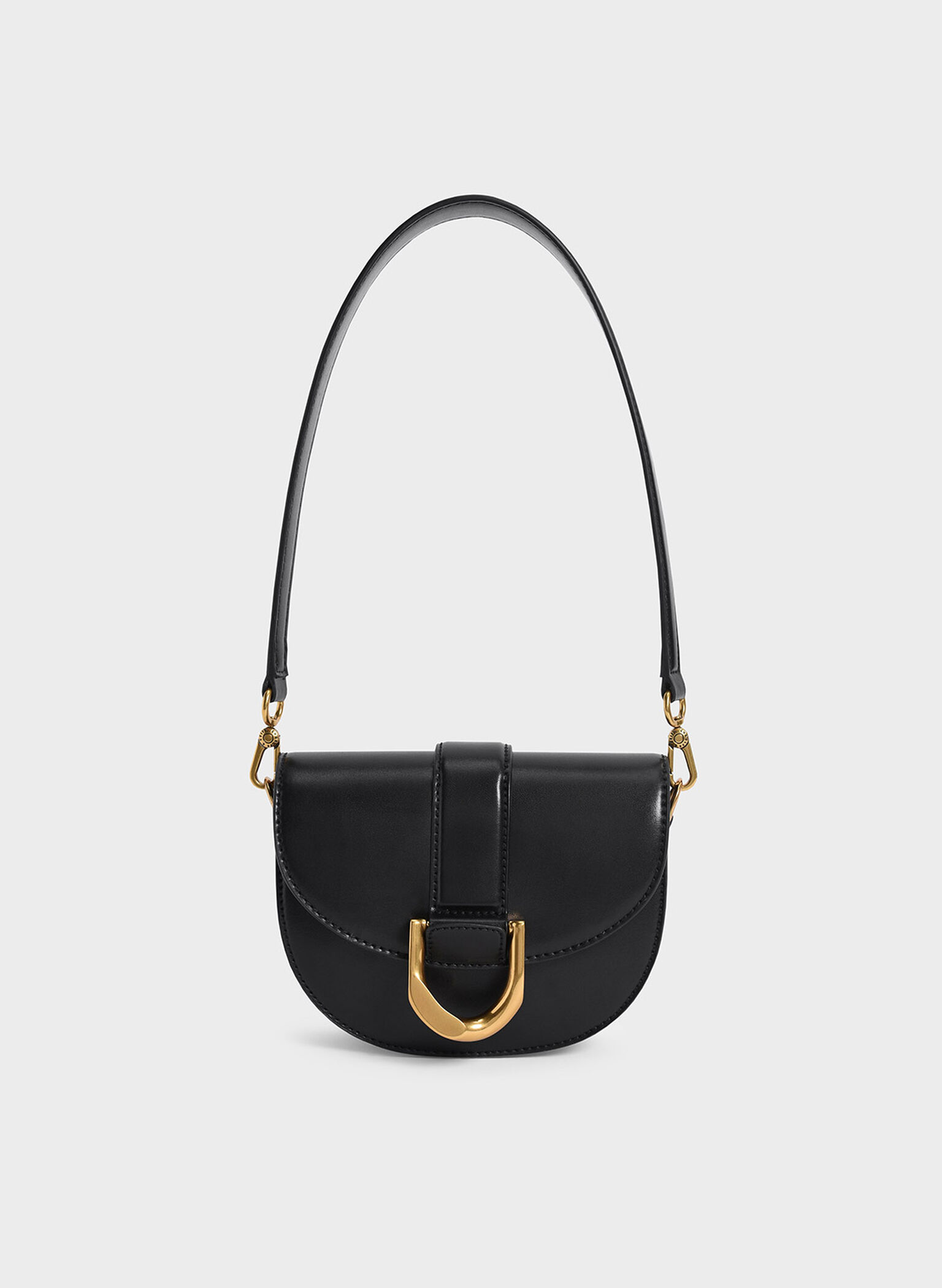 Mini Gabine Saddle Bag, Black, hi-res
