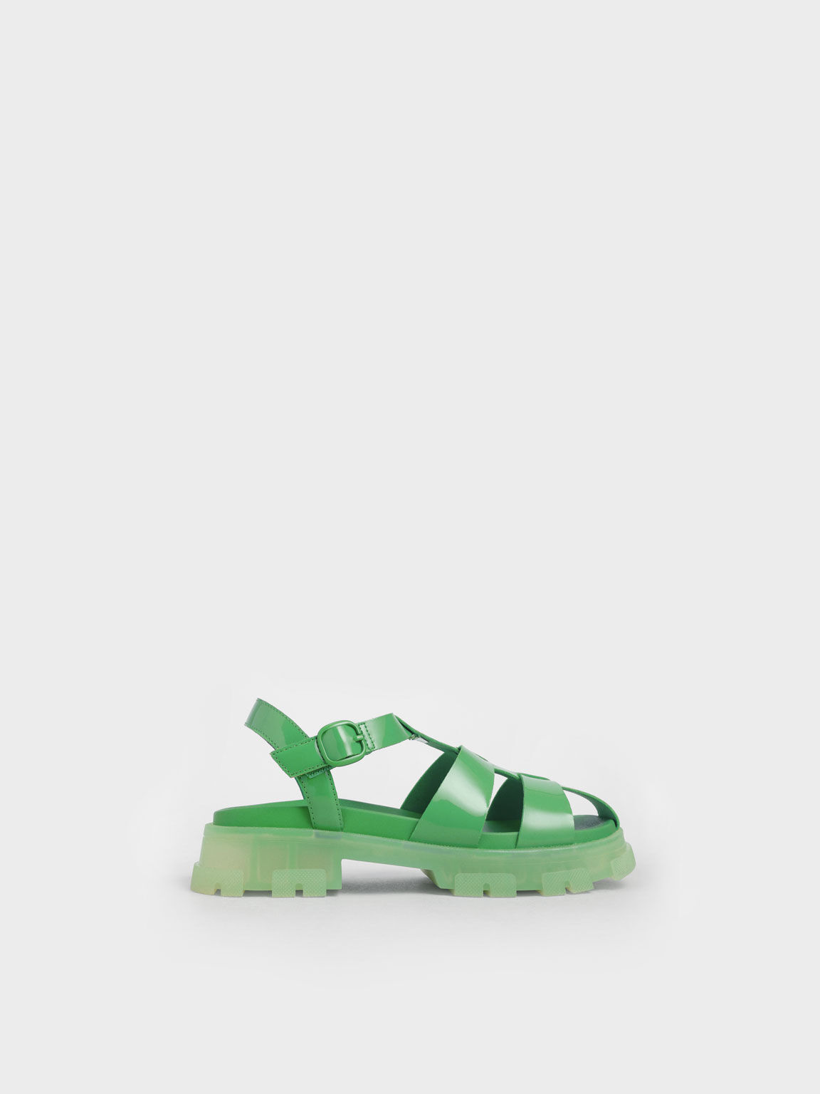 Girls green sale sandals