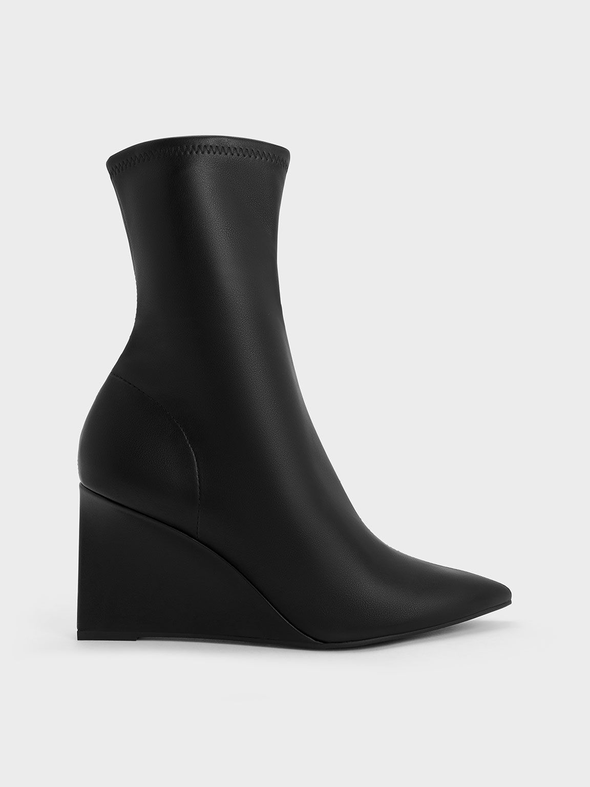 Black pointed ankle boots uk store