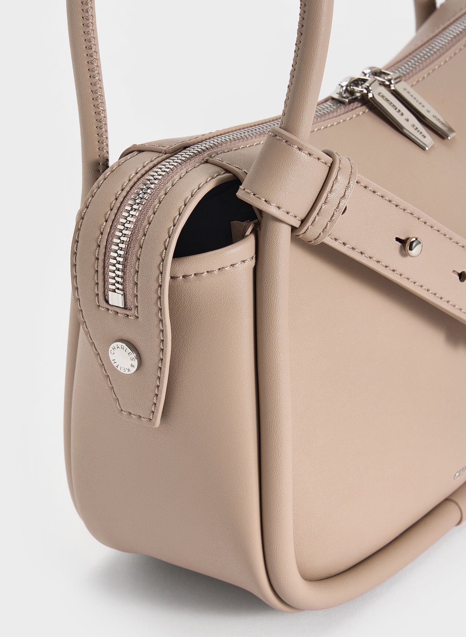 Lyla Shoulder Bag, Taupe, hi-res