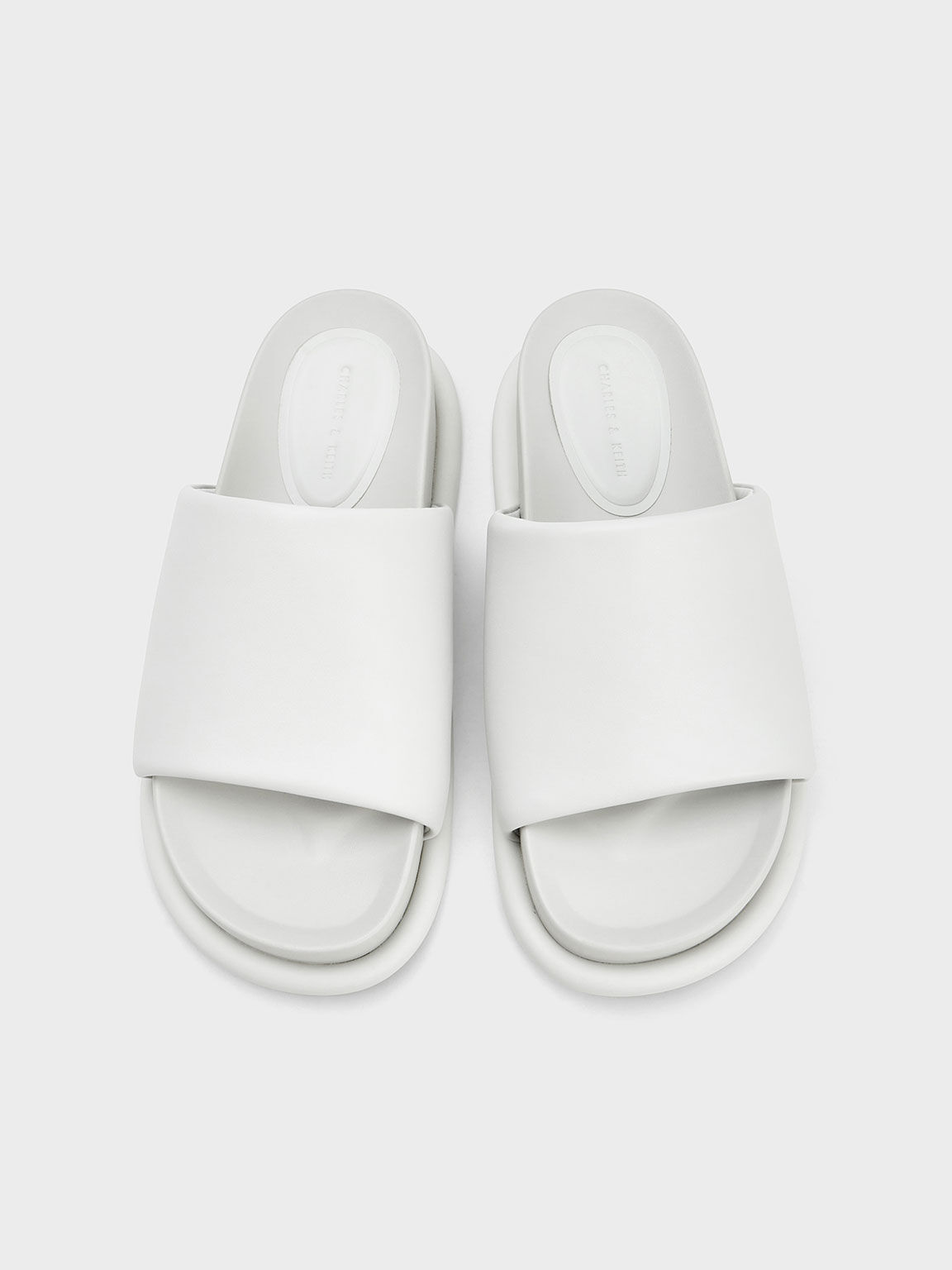 Plain deals white sandals
